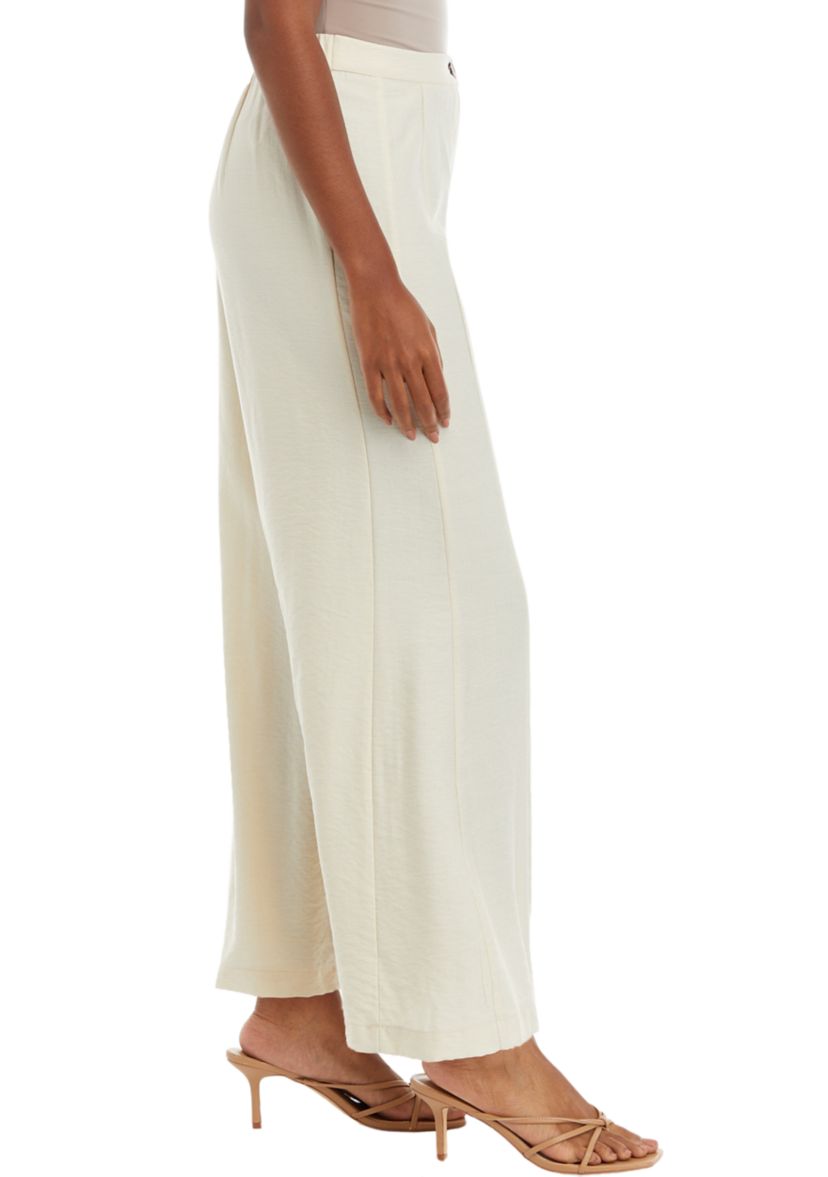 Petite Wide Leg Trouser Pants