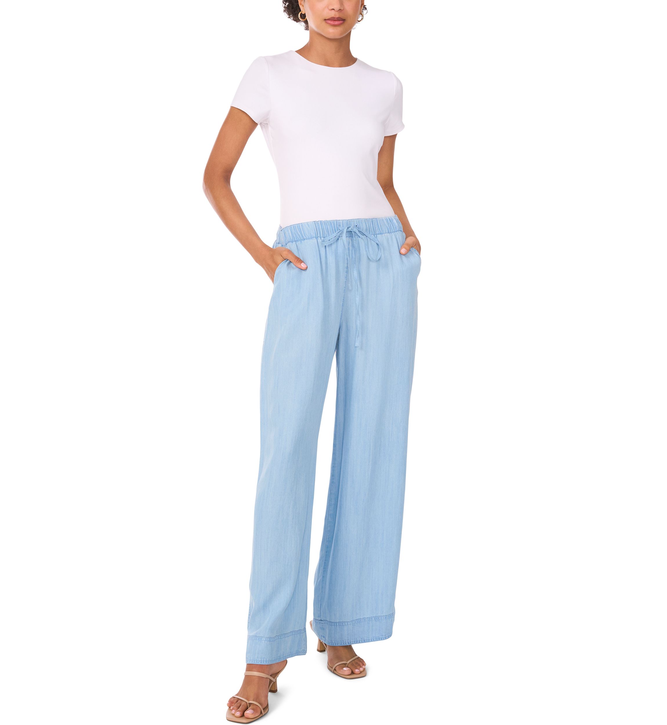Petite Pants with Drawstring