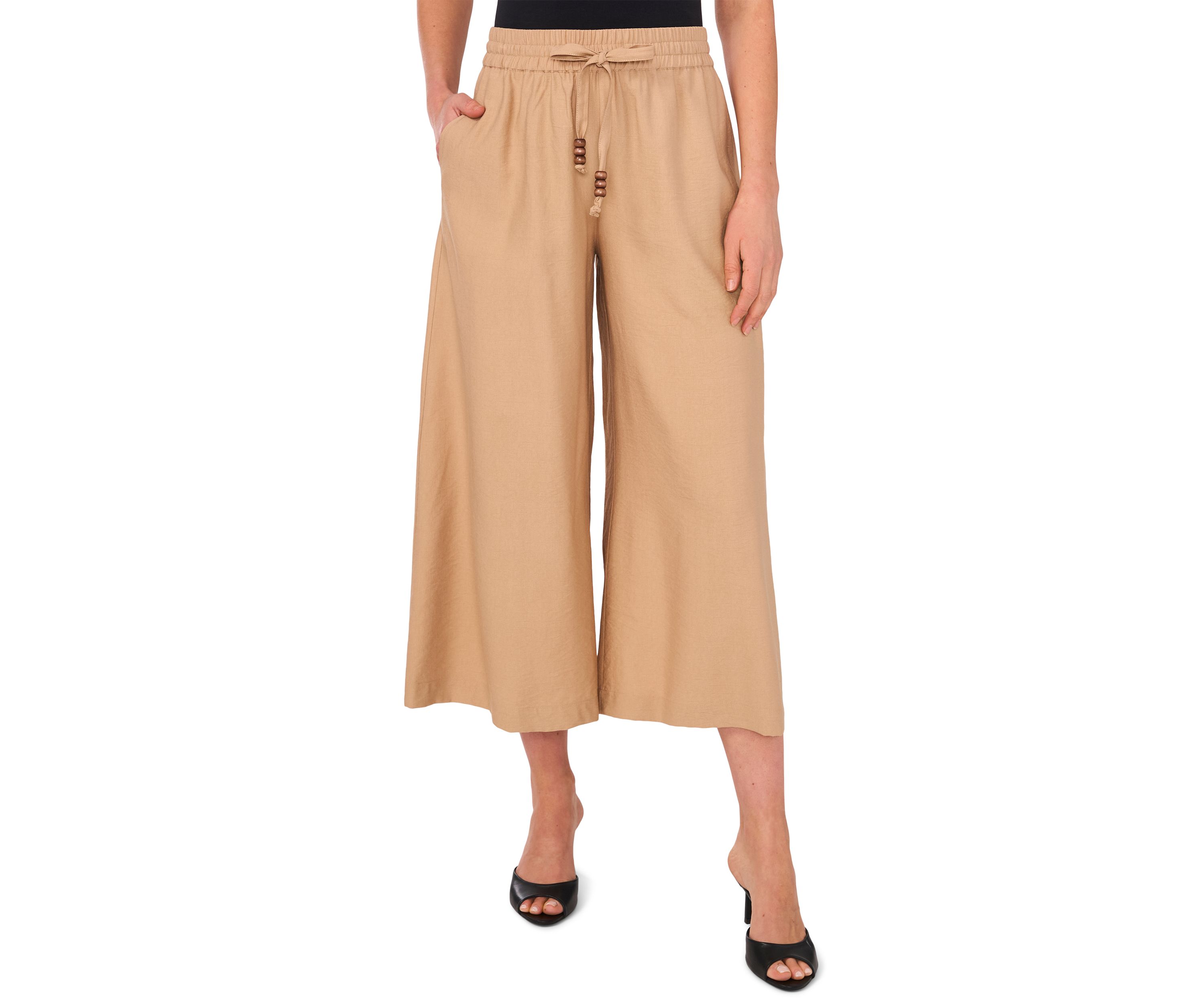 Petite Tie Waist Pants