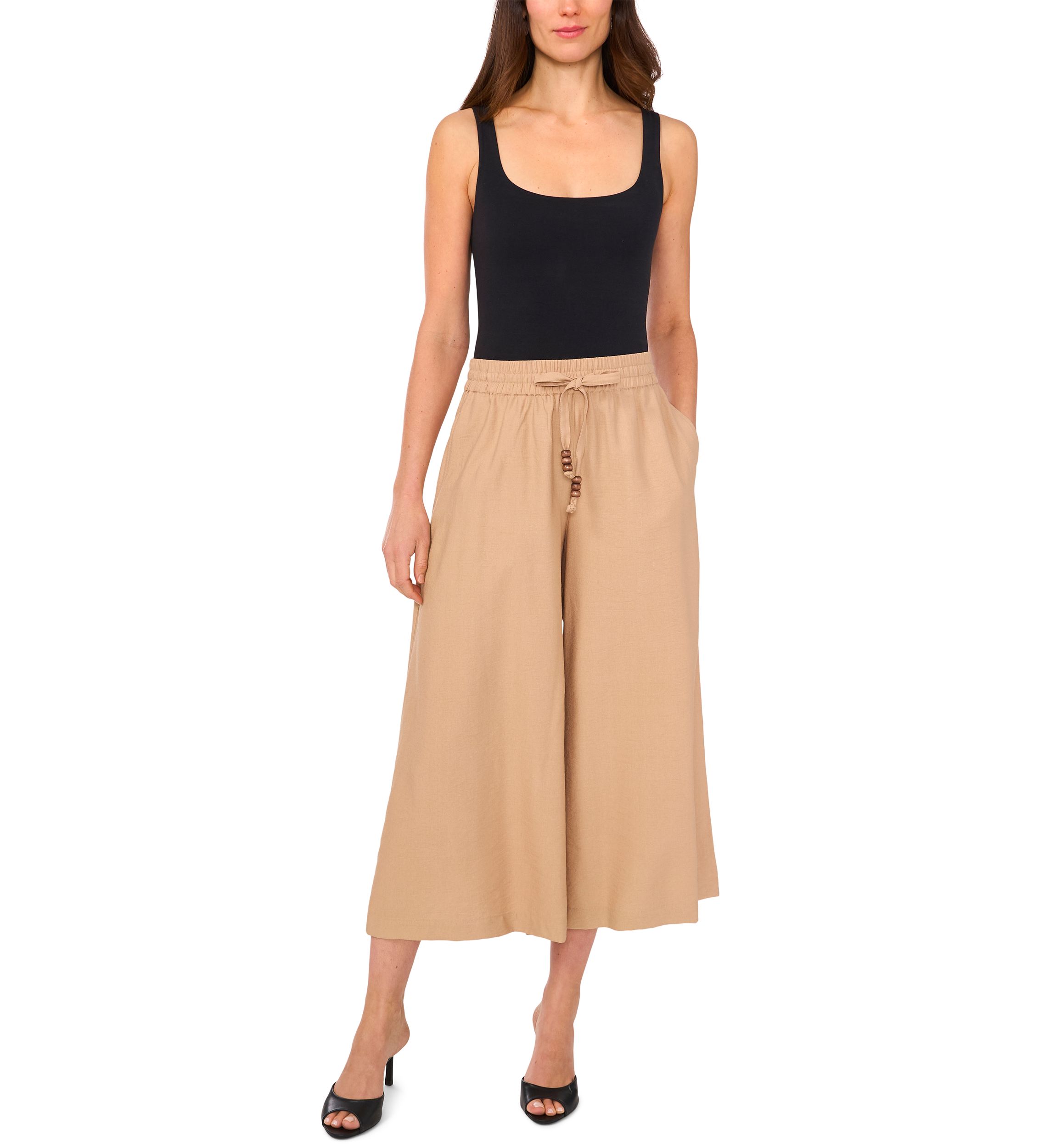 Petite Tie Waist Pants