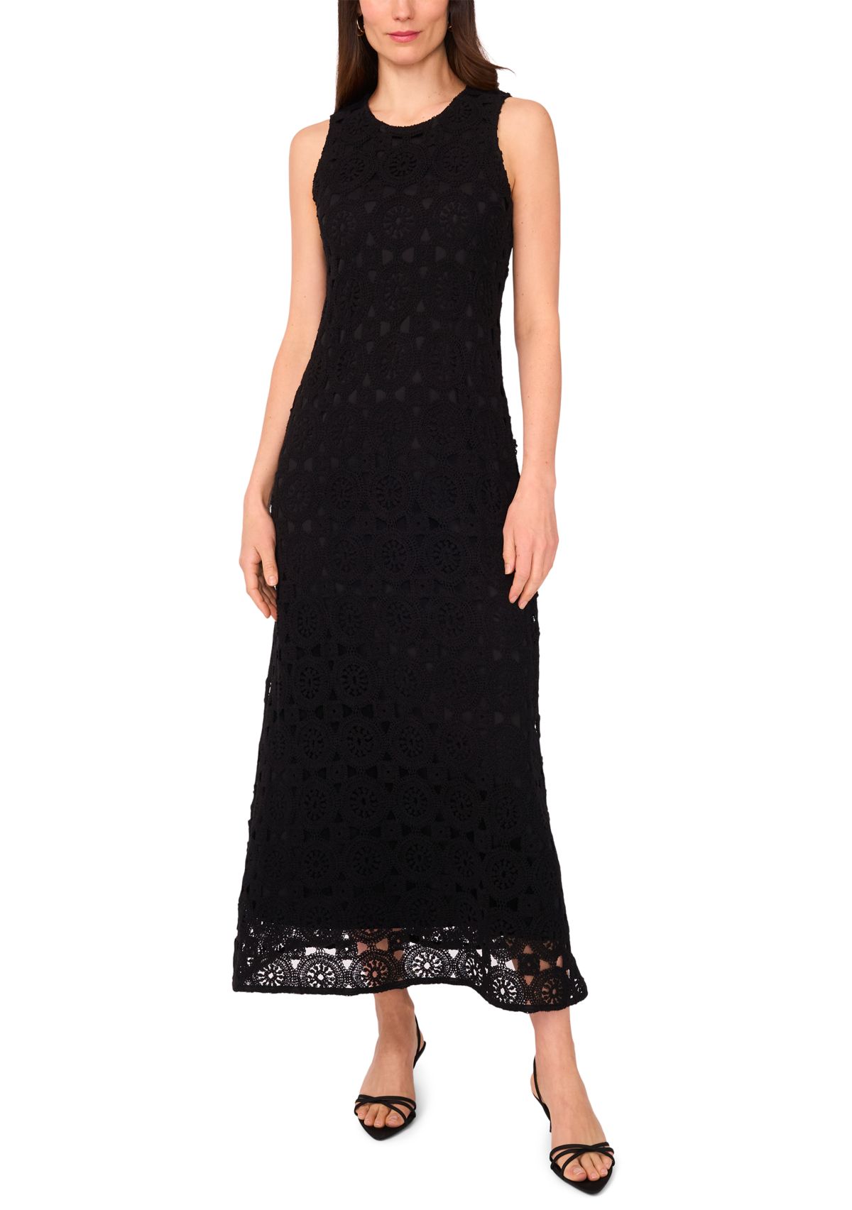 Petite Crochet Knit Dress