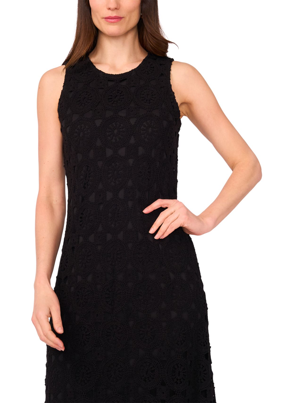 Petite Crochet Knit Dress