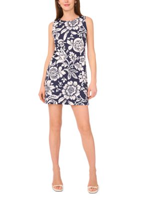 Vince Camuto Women's Petite Printed Mini Dress