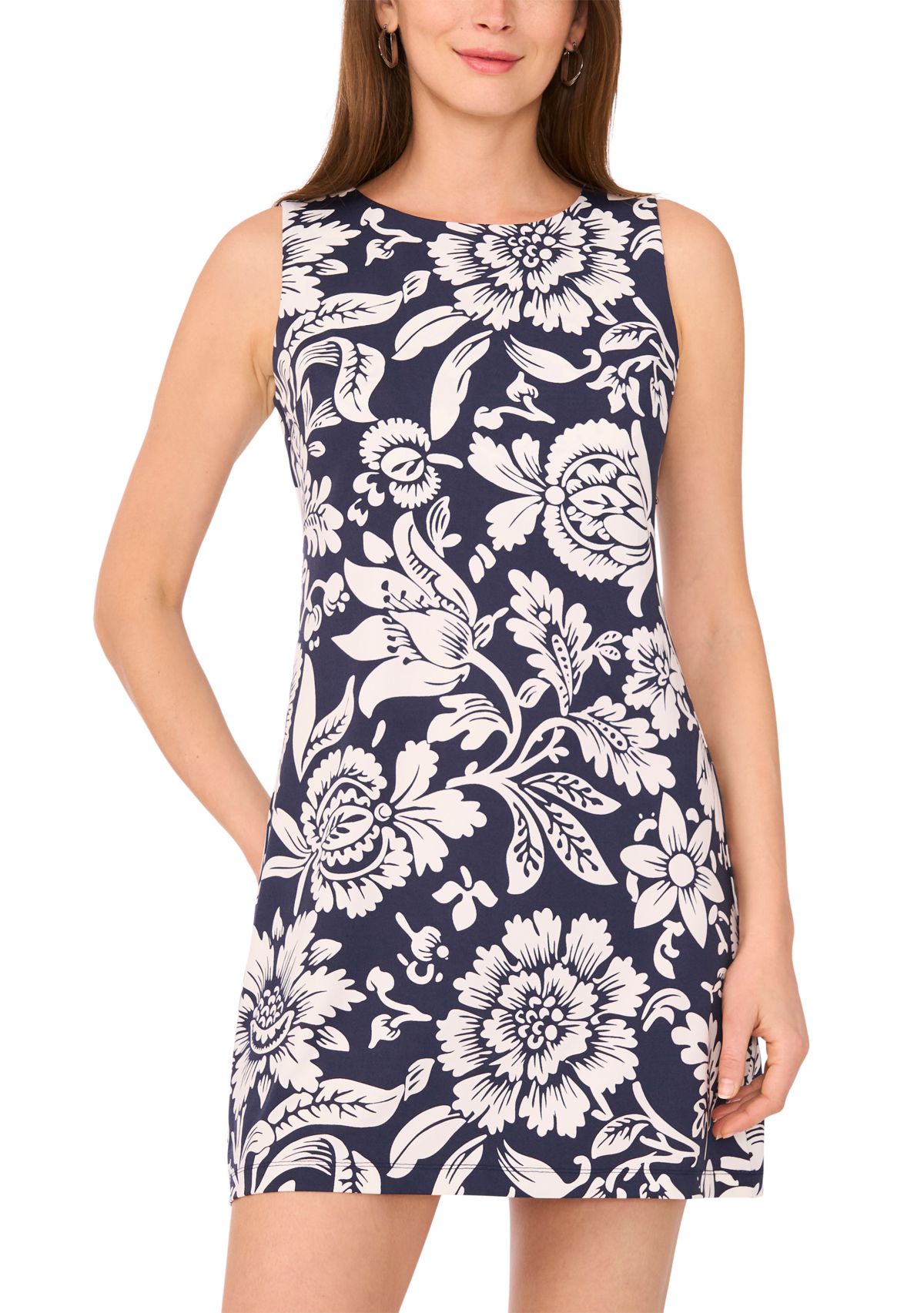 Petite Printed Mini Dress