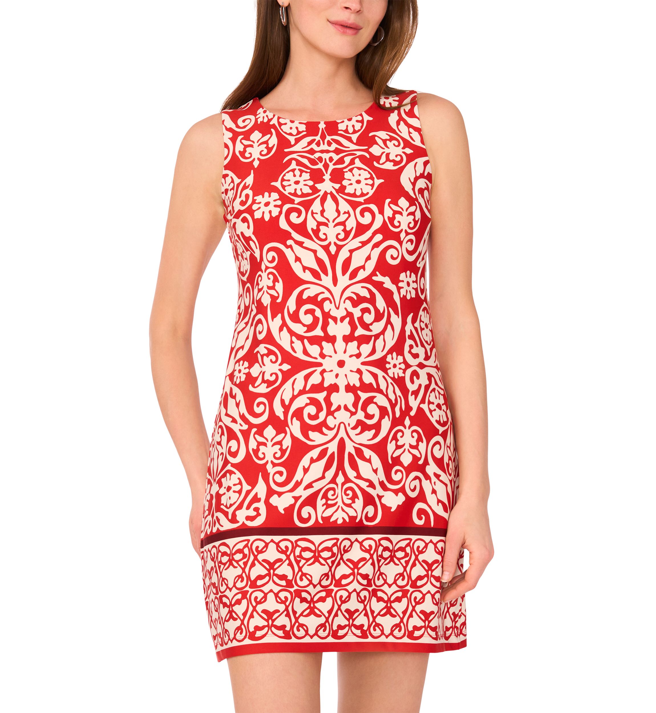 Petite Printed Mini Dress