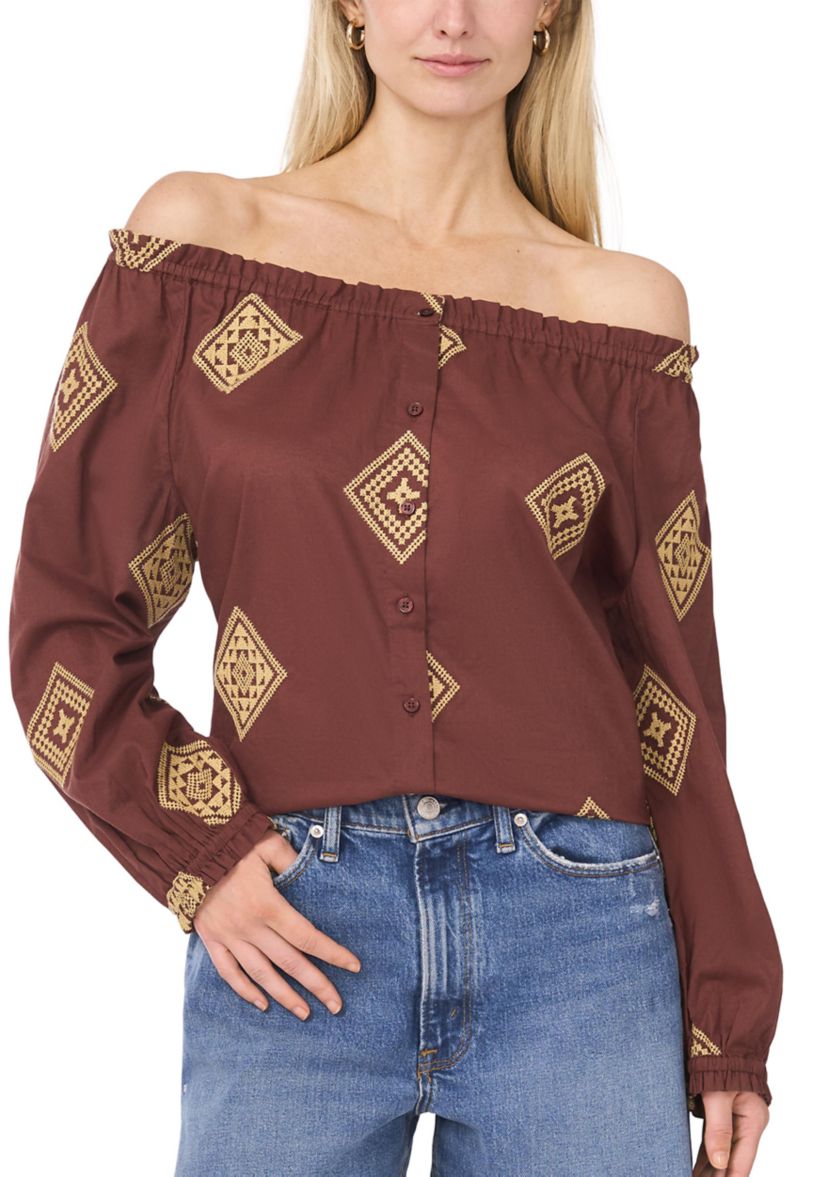 Petite Off the Shoulder Top