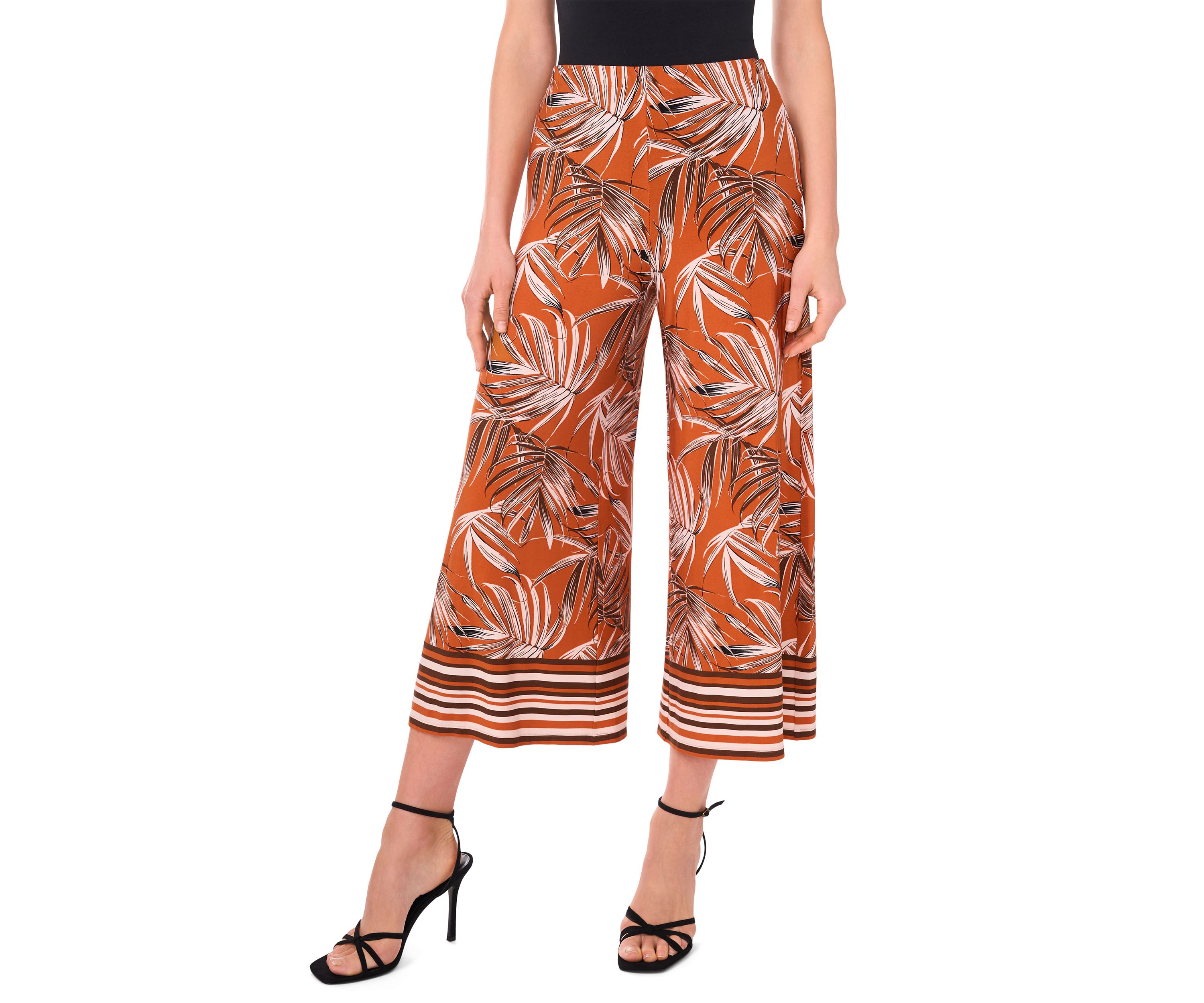 Petite Printed Pants