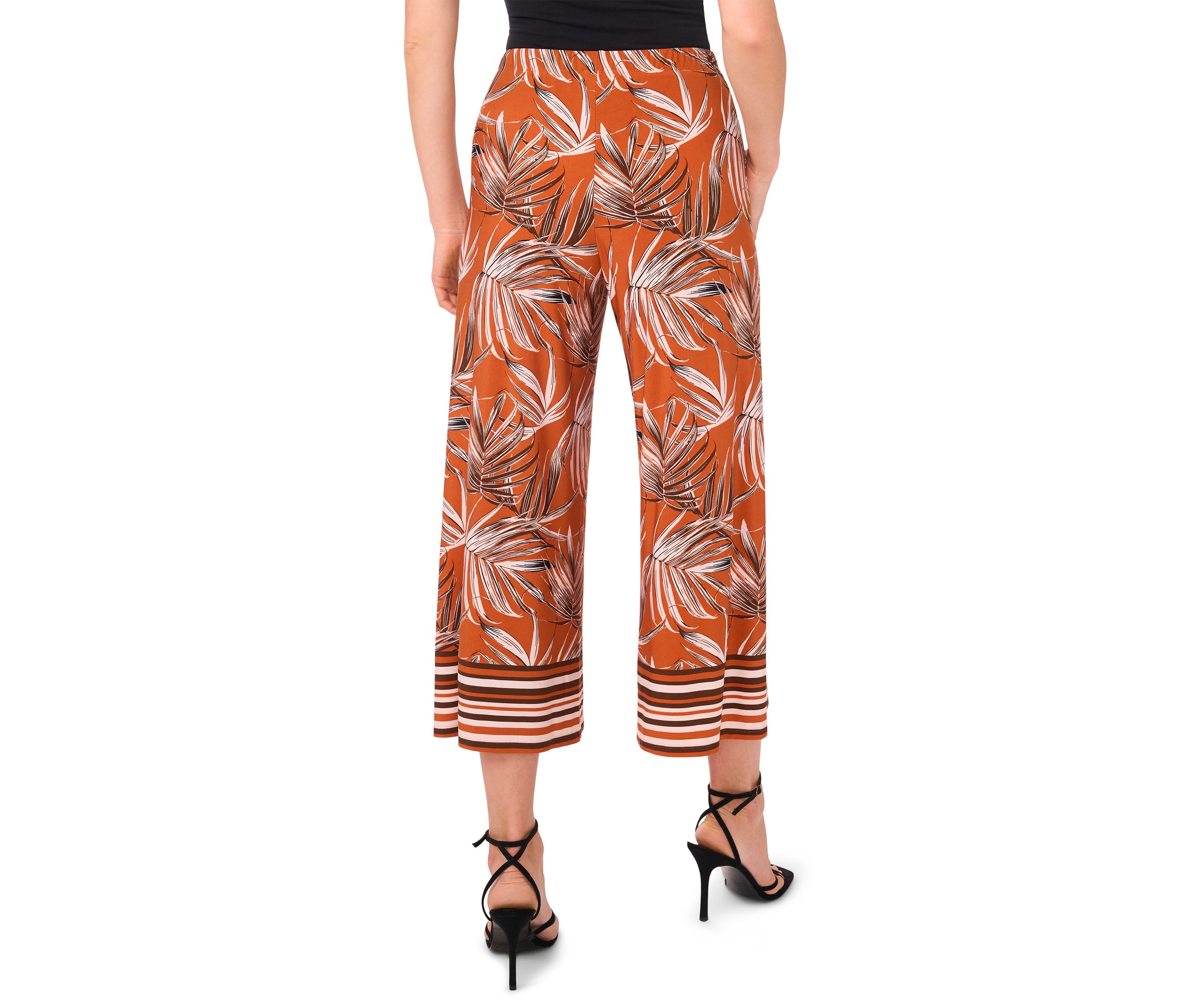Petite Printed Pants