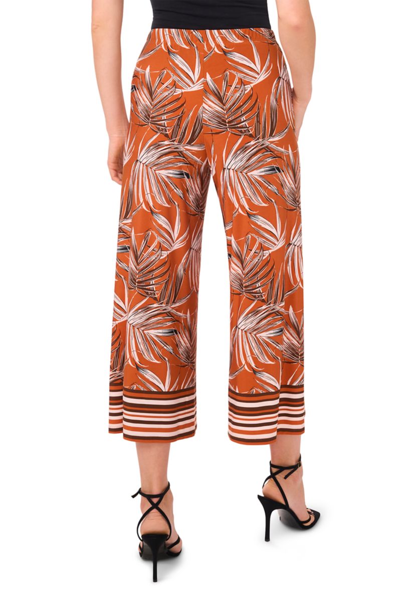 Petite Printed Pants