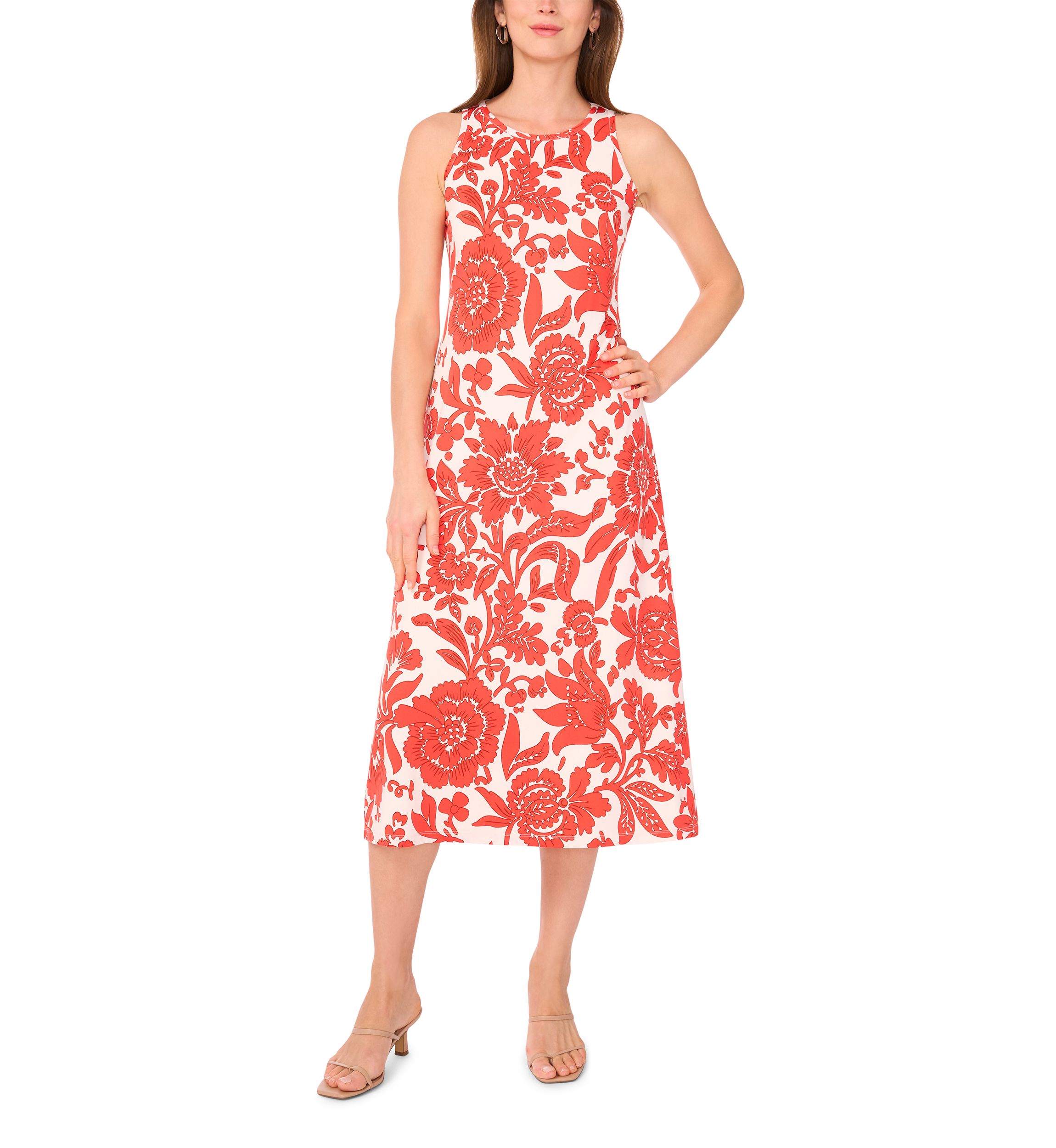Petite Printed Maxi Dress