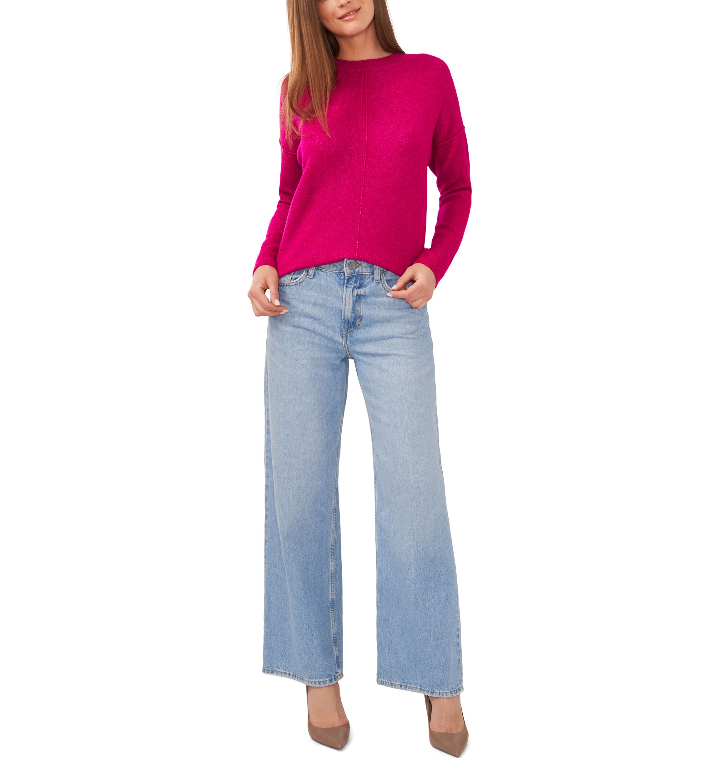 Petite Solid Pullover