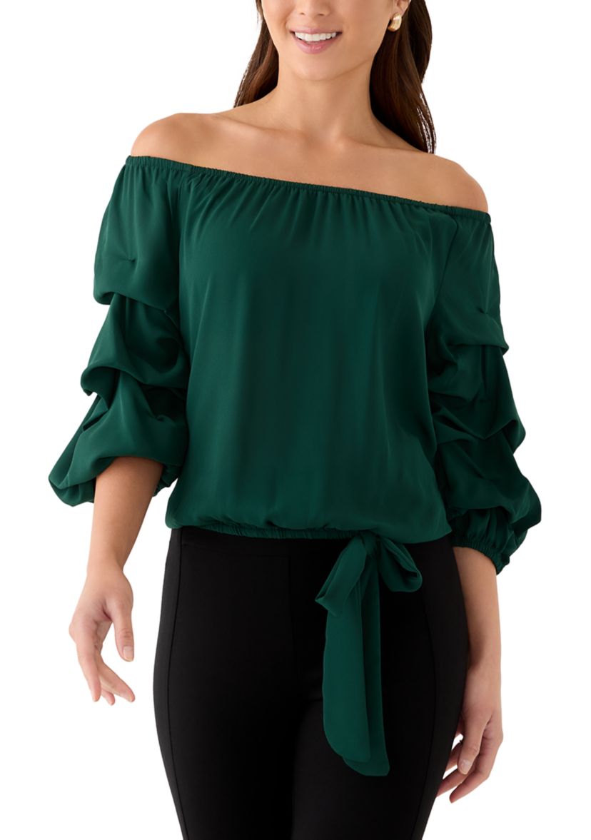Petite Off the Shoulder Top
