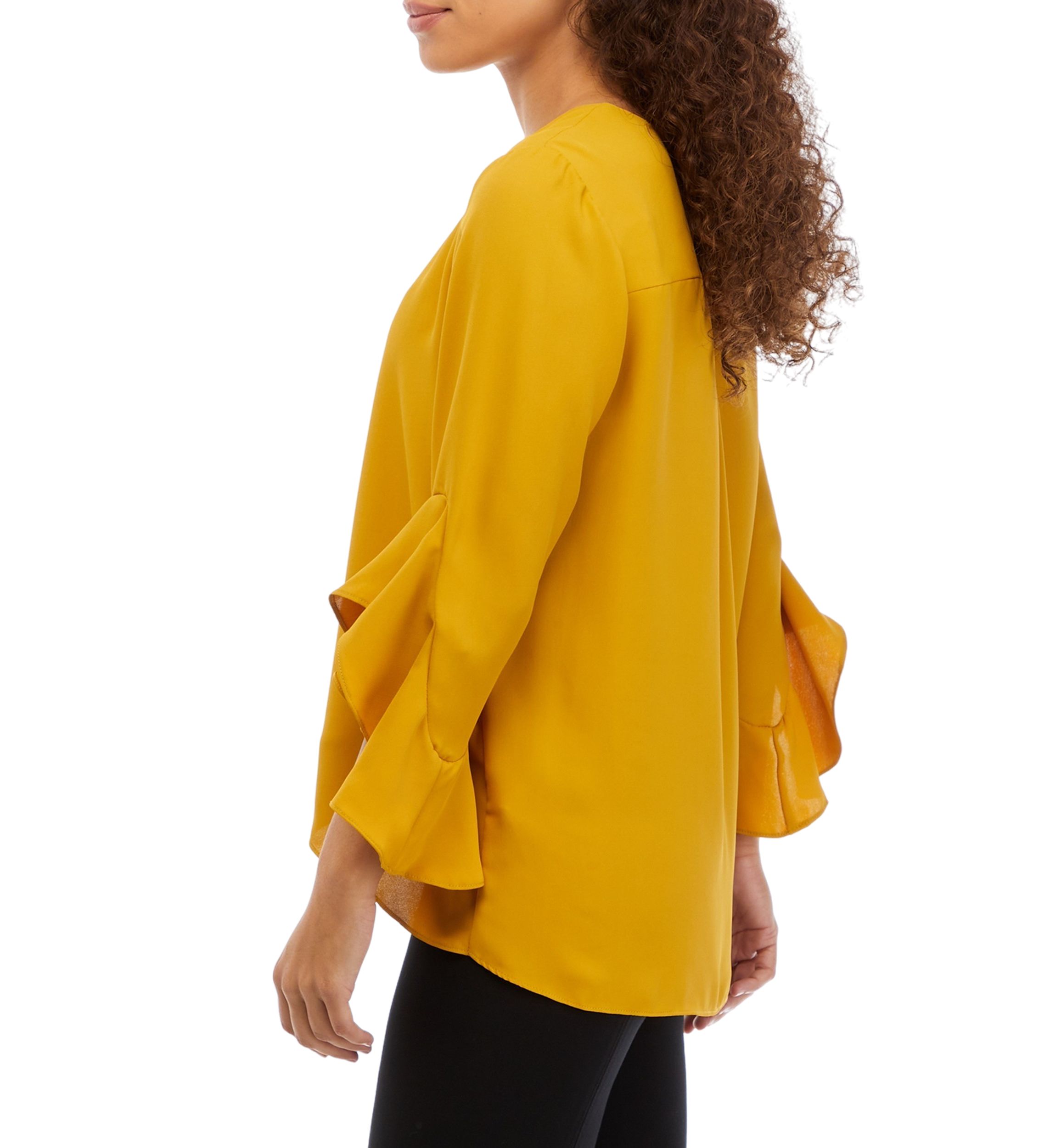 Petite Flutter Sleeve Top
