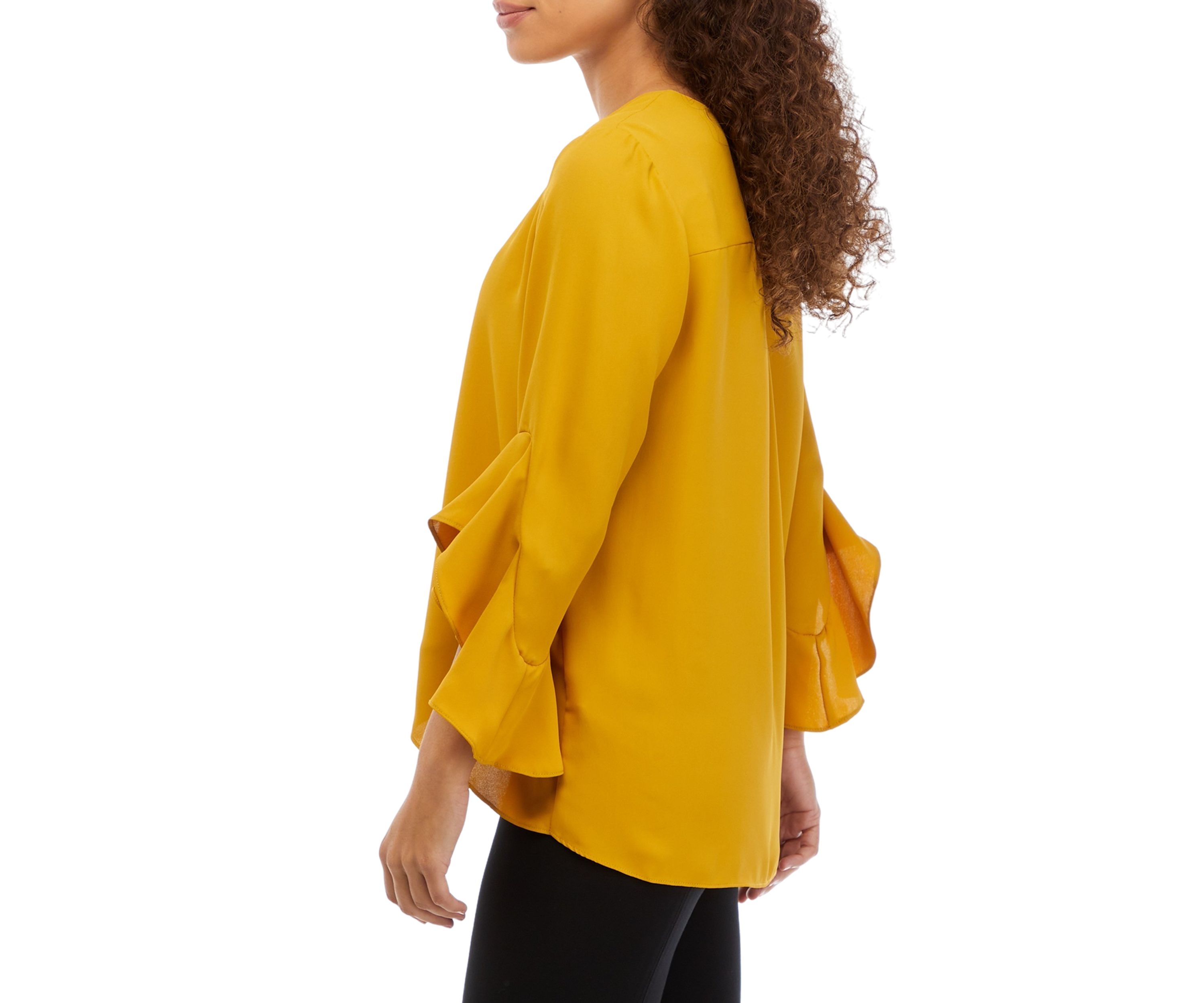 Petite Flutter Sleeve Top