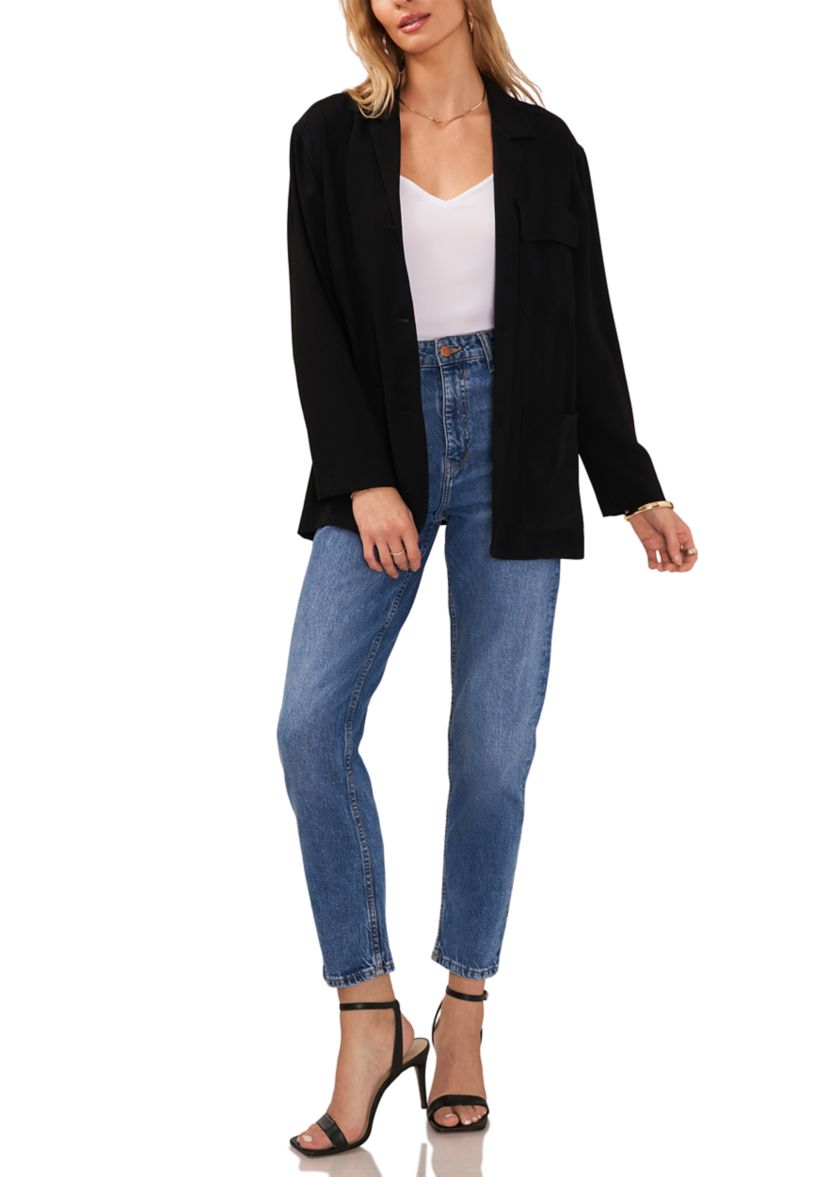 Petite Slouchy Patch Jacket