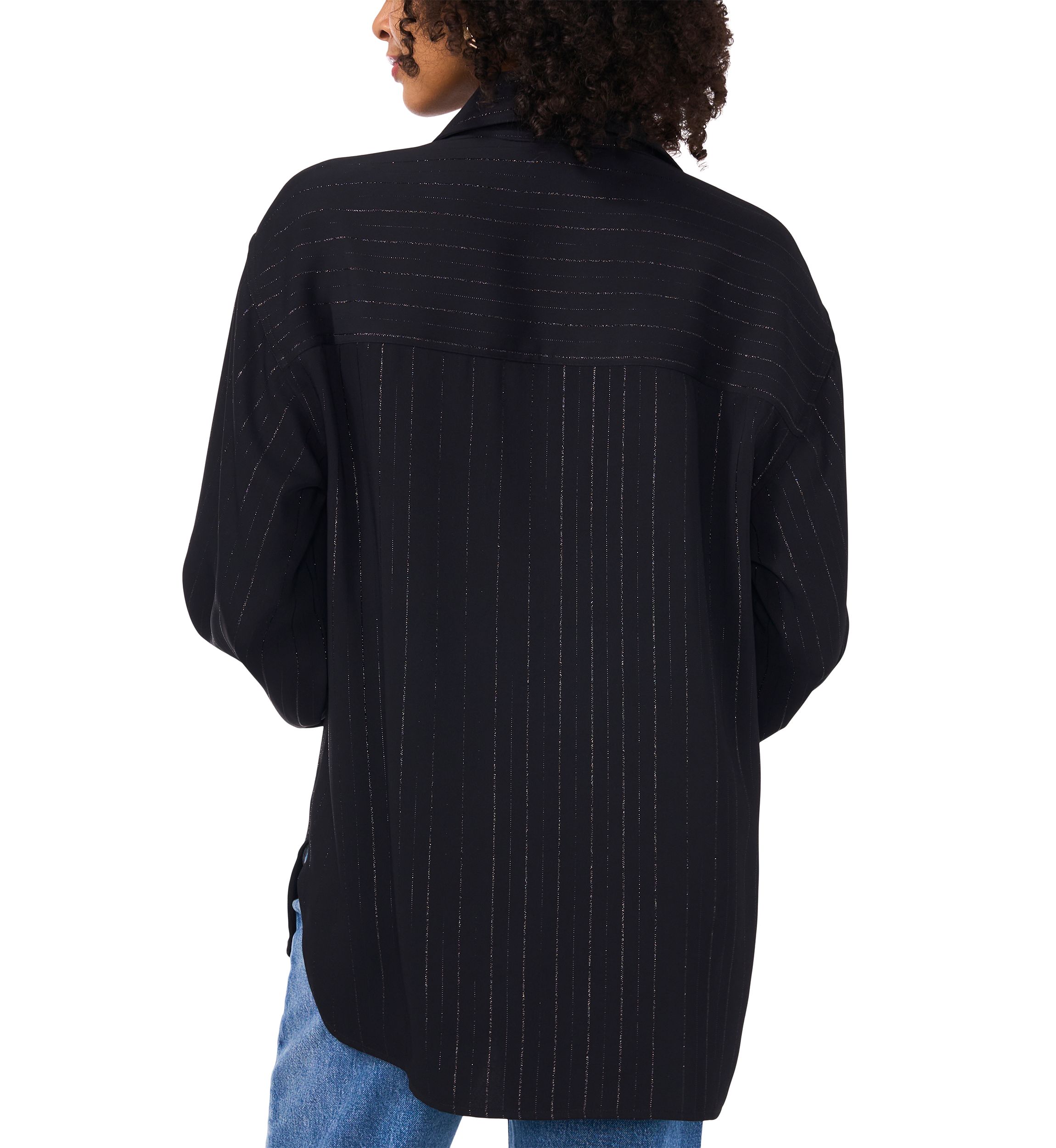 Petite Double Pocket Shirt Jacket