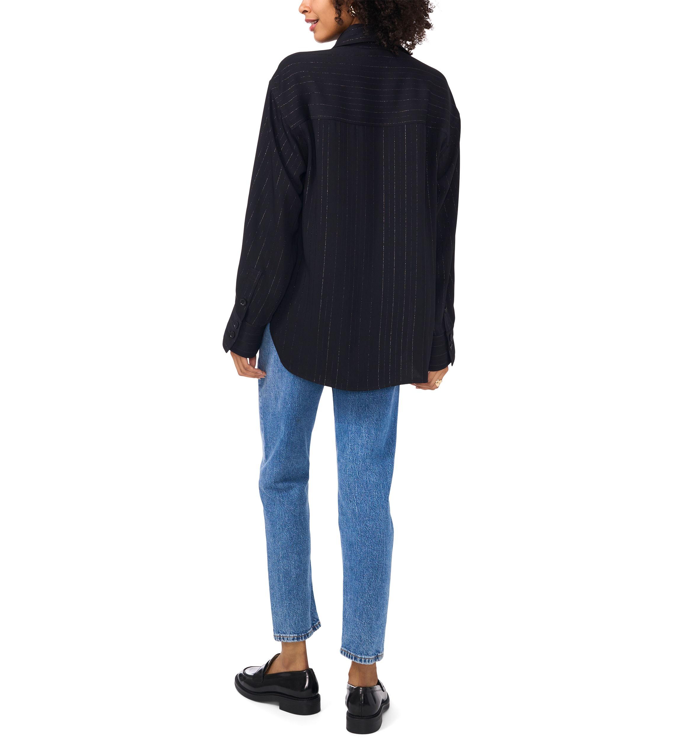 Petite Double Pocket Shirt Jacket