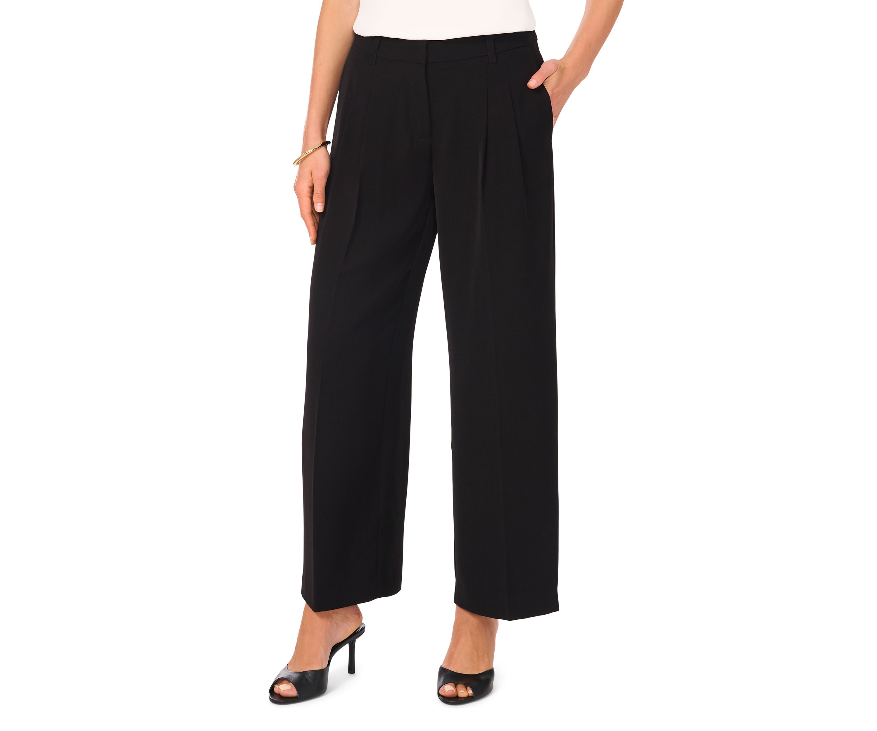 Petite Color Tipped Pants