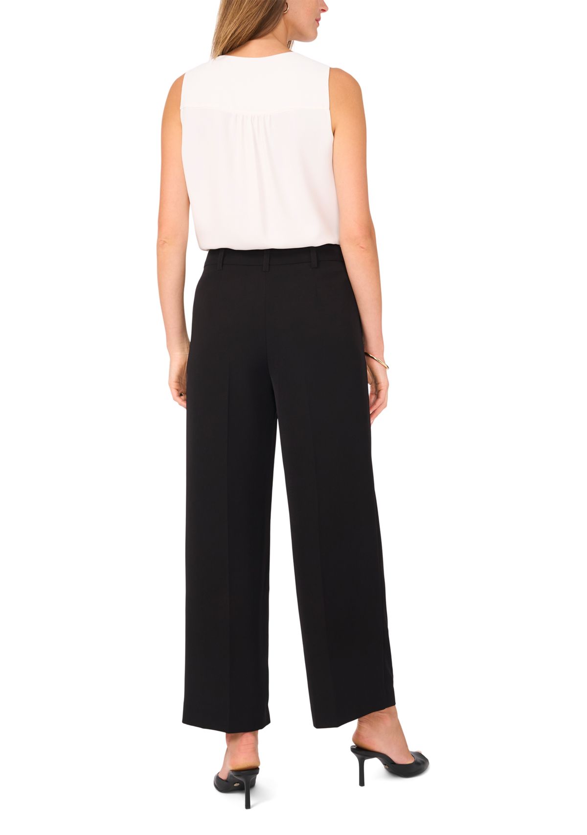 Petite Color Tipped Pants