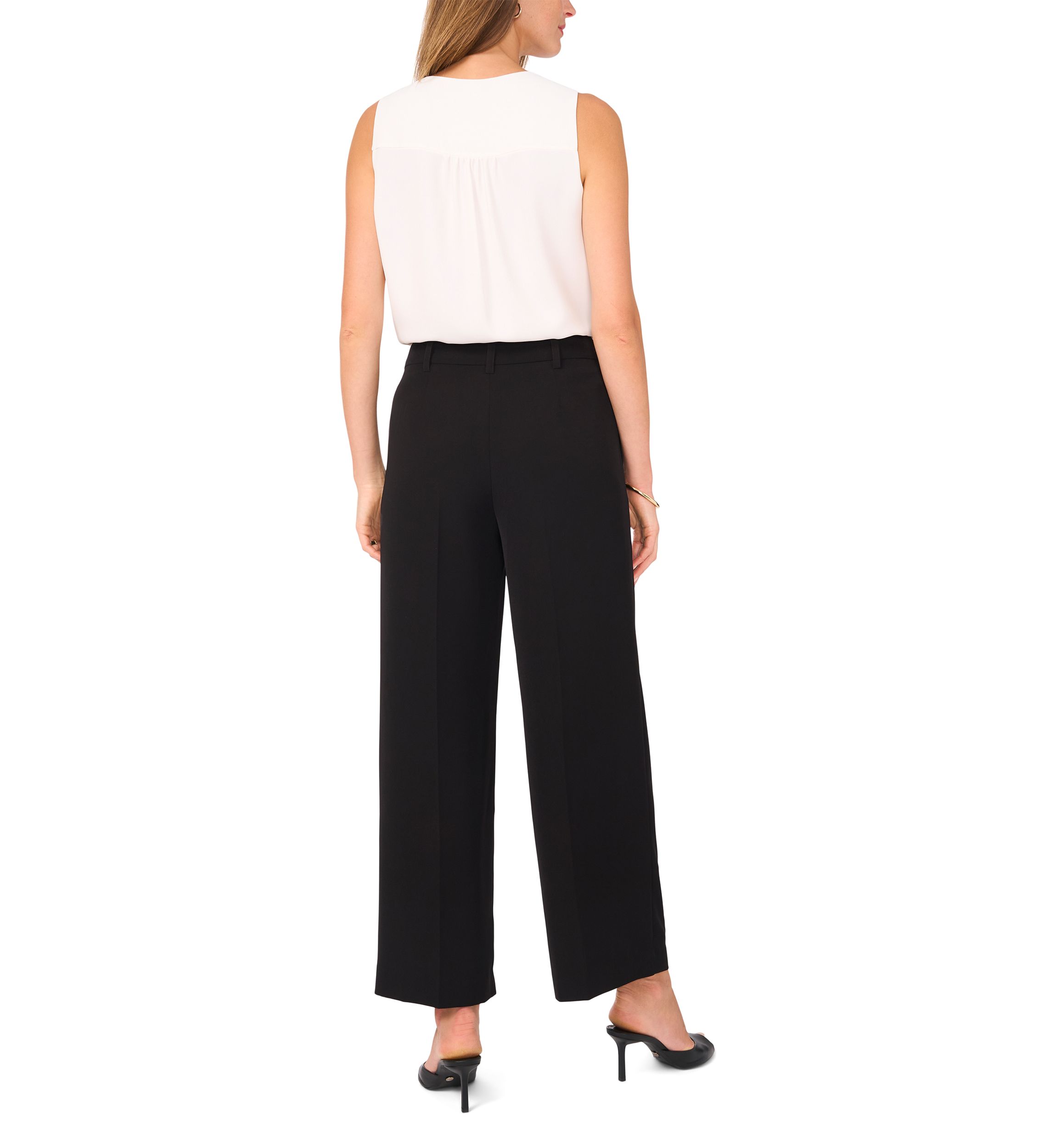 Petite Color Tipped Pants