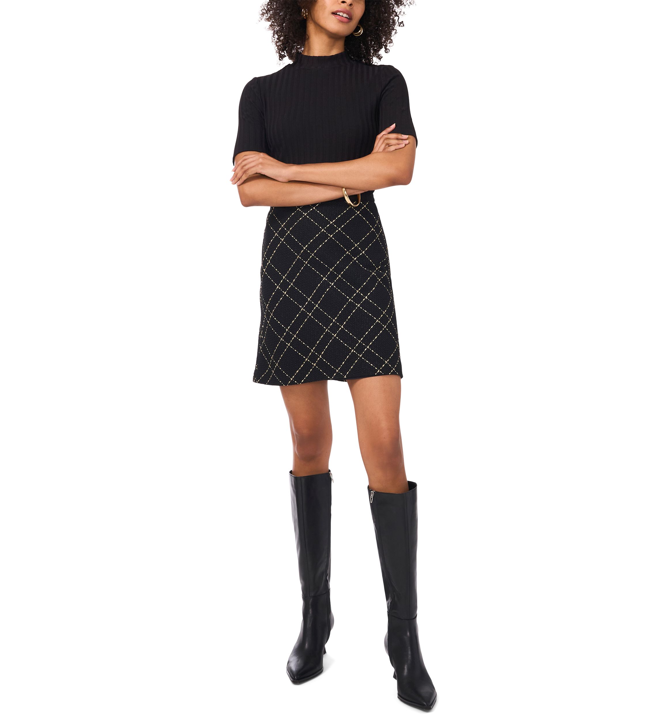 Petite A-Line Mini Skirt