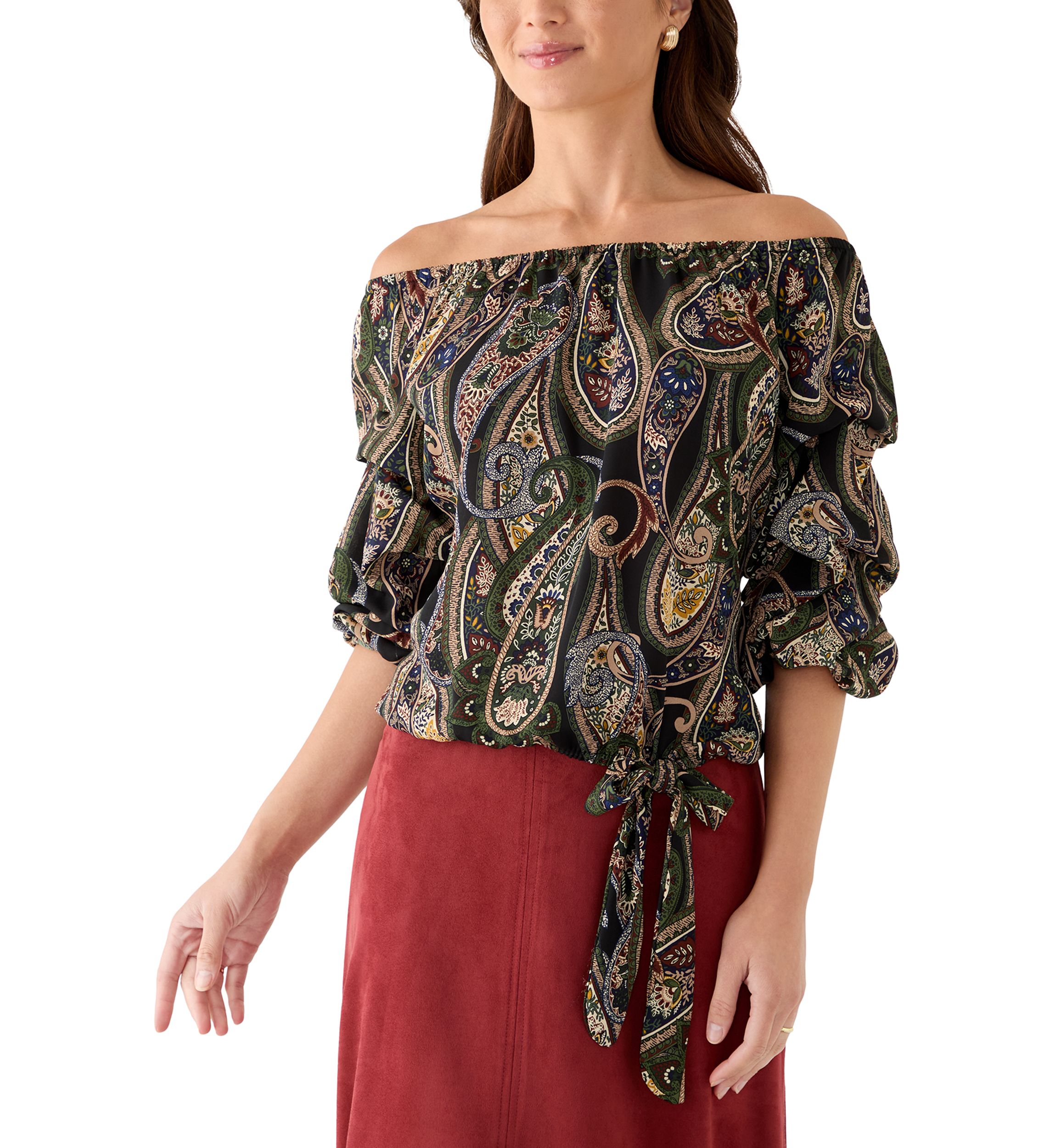 Petite Off the Shoulder Top