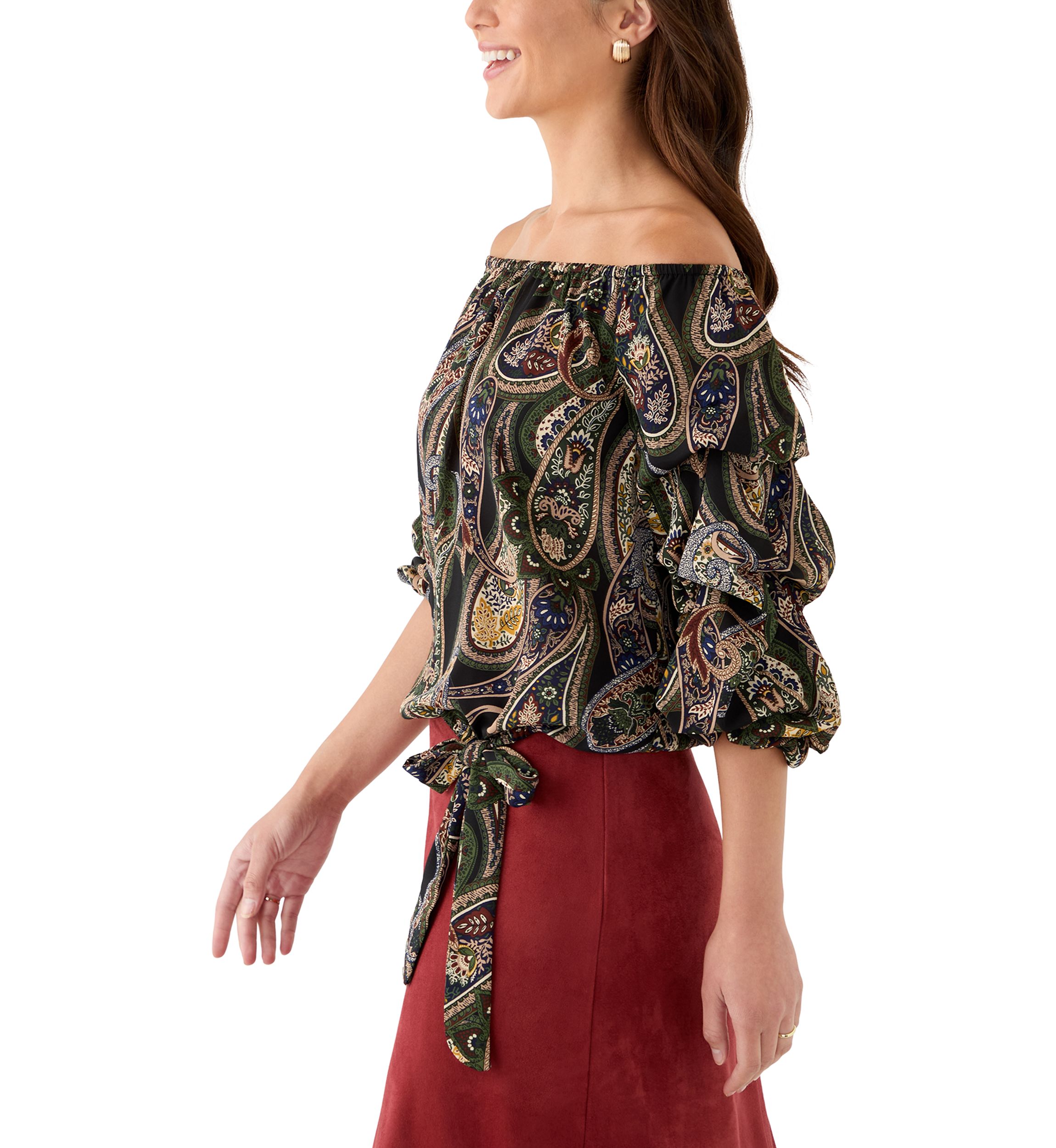 Petite Off the Shoulder Top