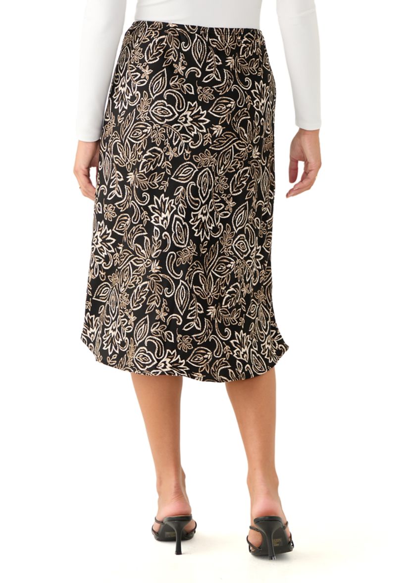 Petite Satin Skirt 