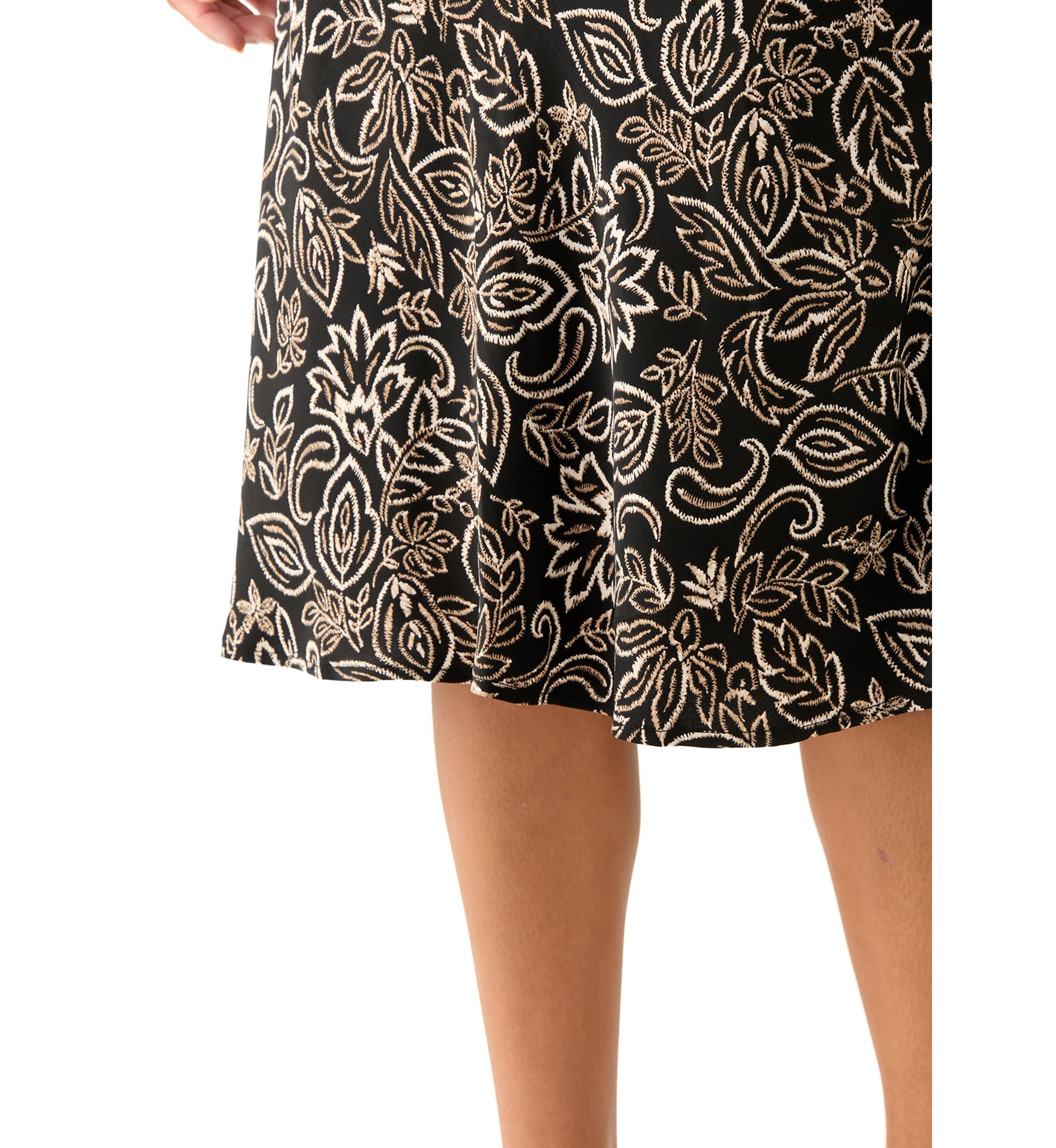 Petite Satin Skirt 
