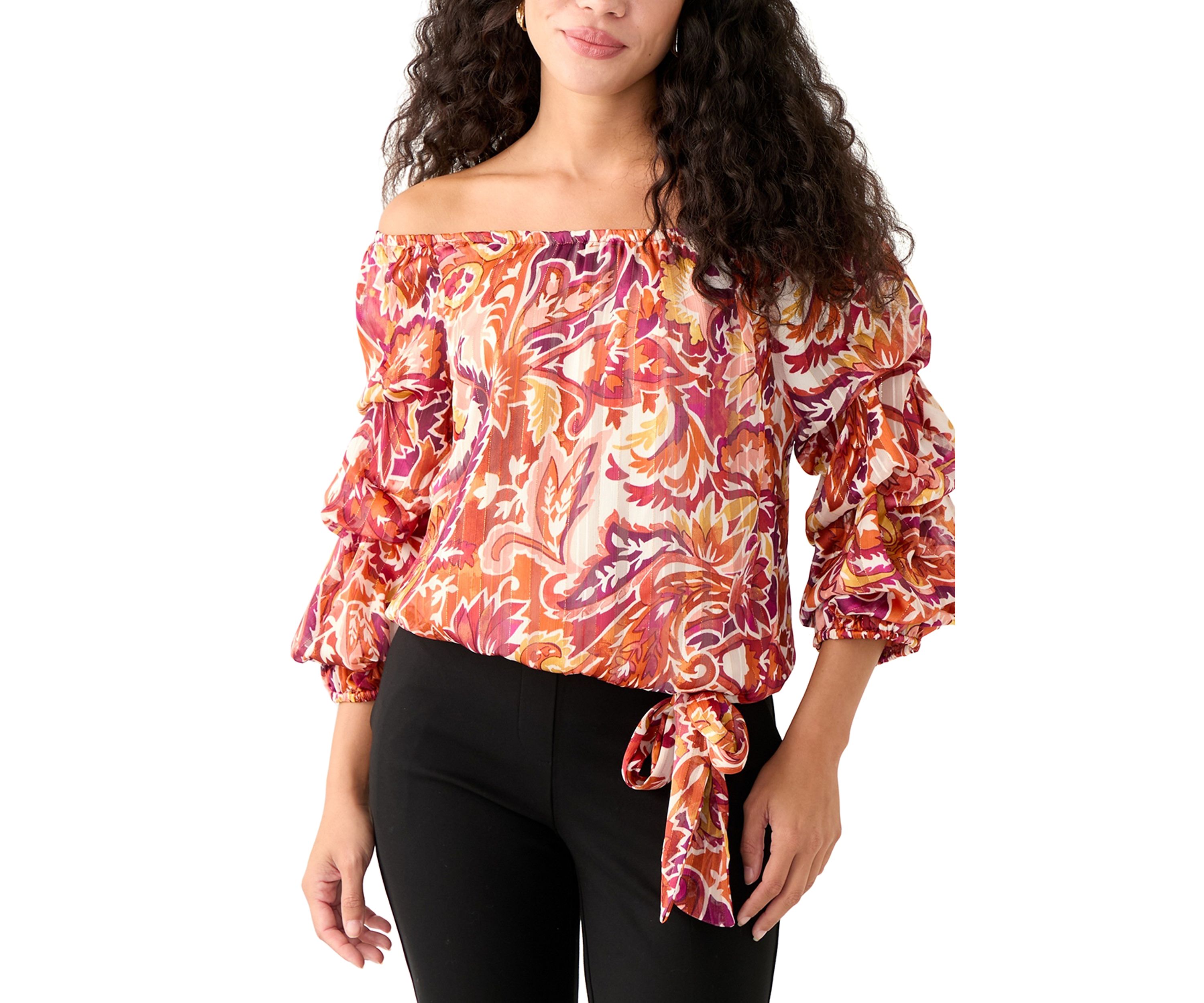 Petite Off-the-Shoulder Blouse