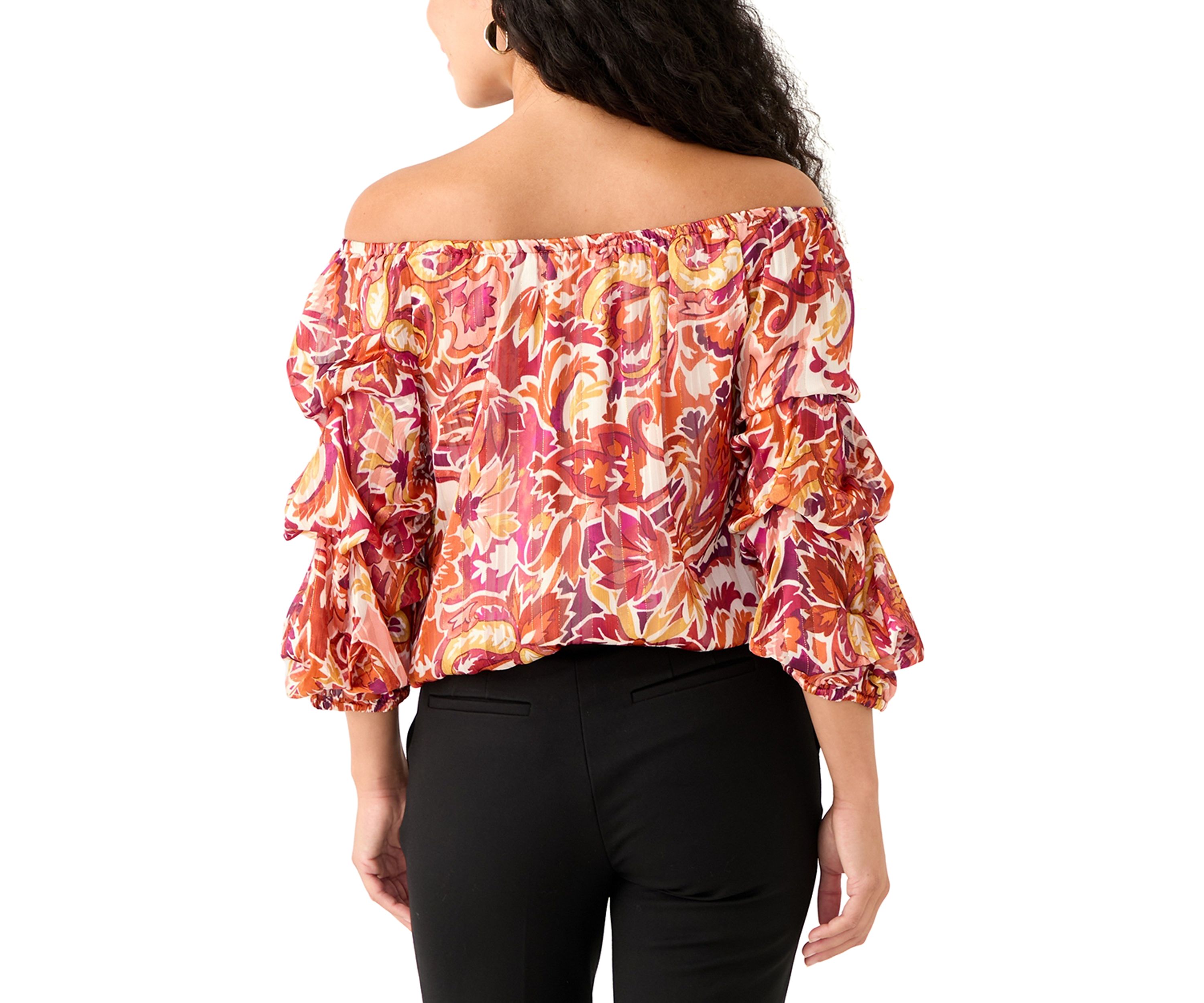 Petite Off-the-Shoulder Blouse