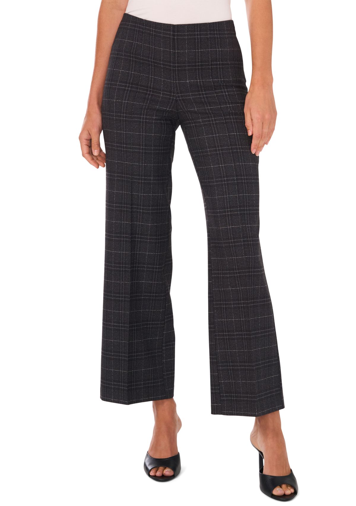 Petite Wide Leg Ponte Pants