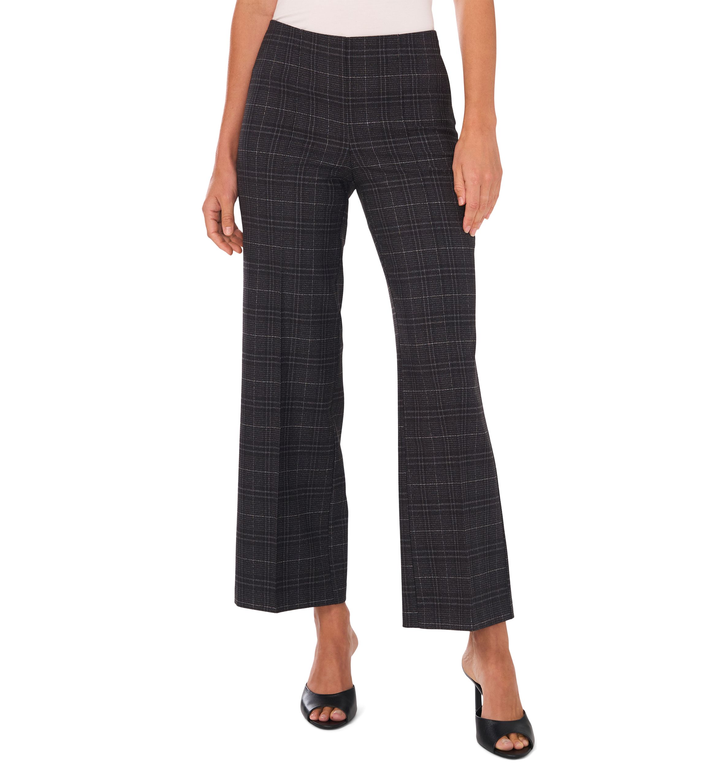 Petite Wide Leg Ponte Pants