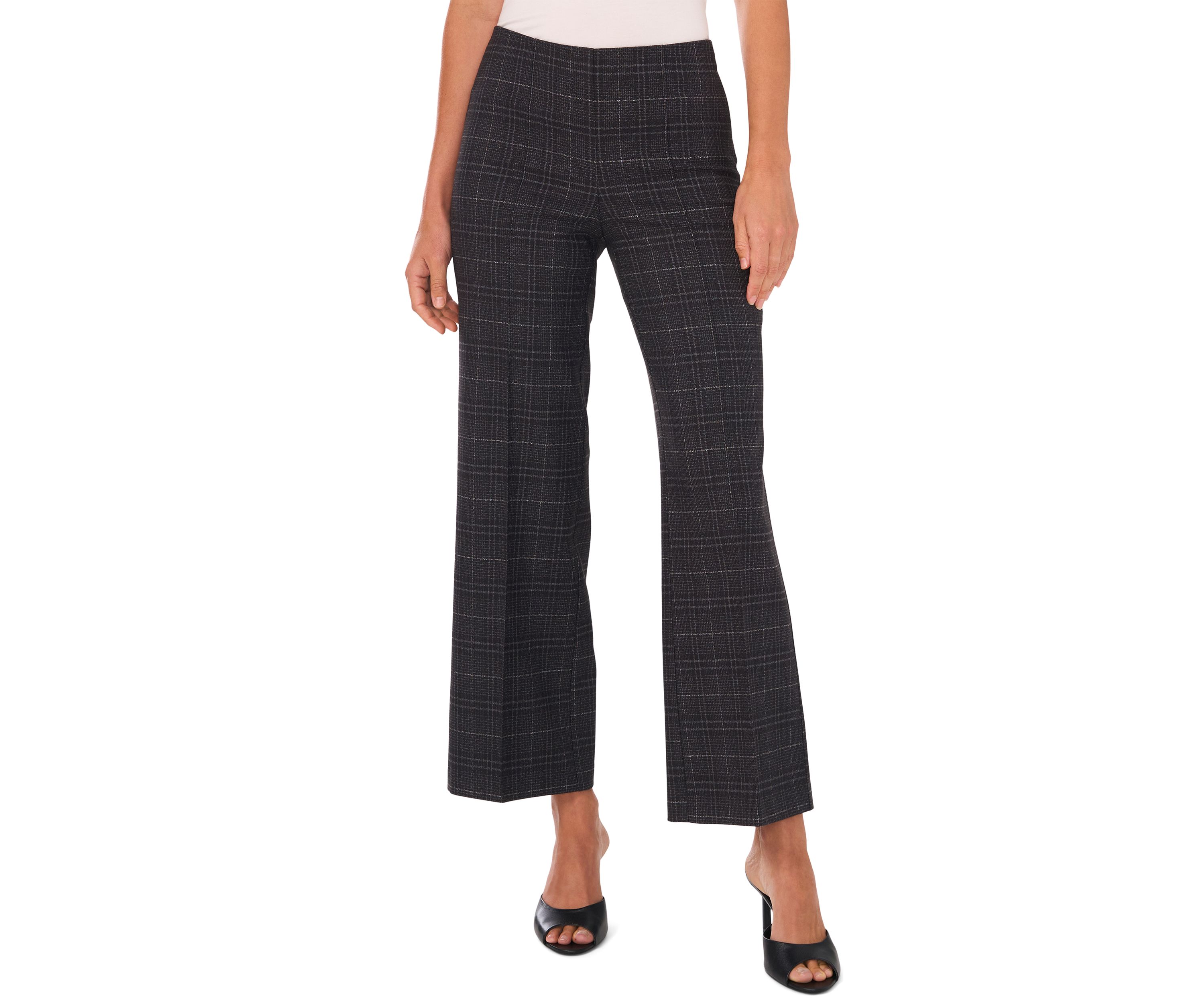 Petite Wide Leg Ponte Pants