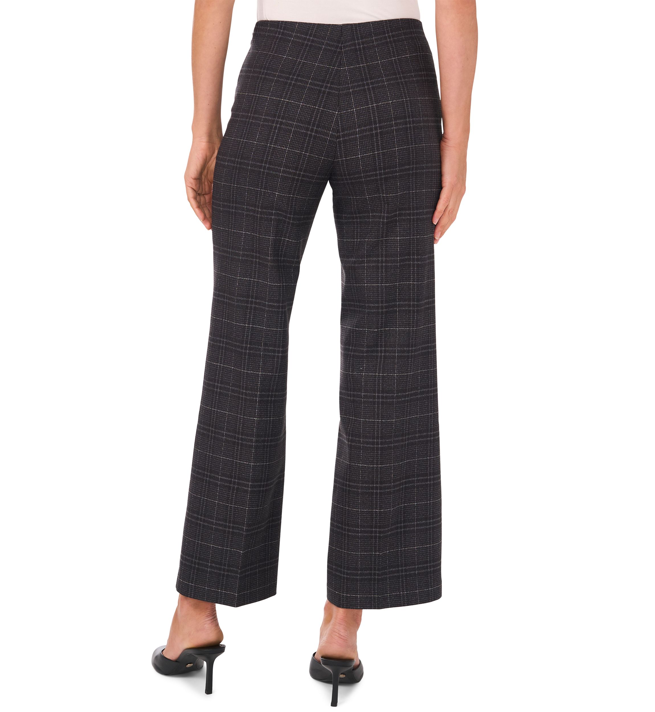 Petite Wide Leg Ponte Pants