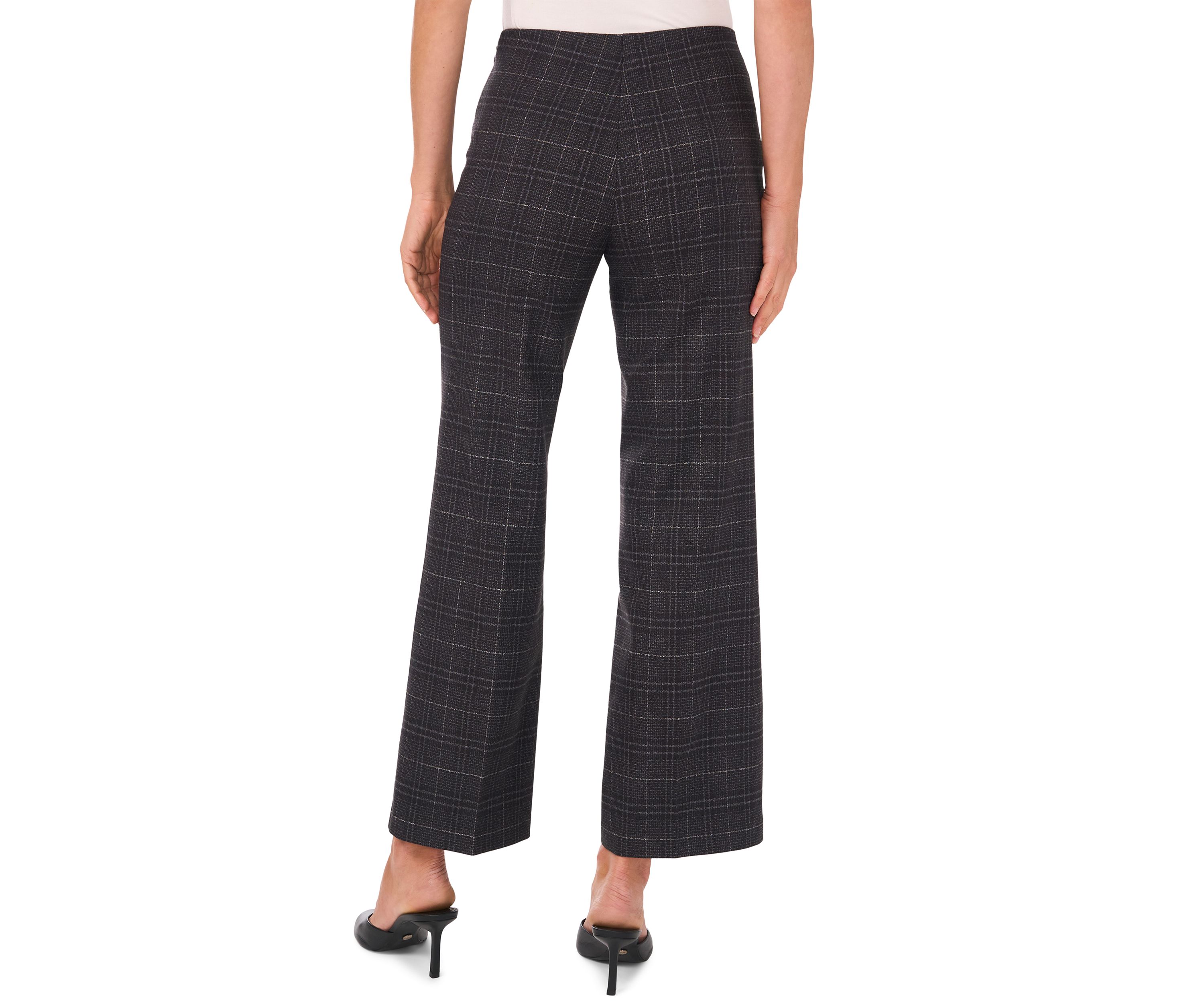 Petite Wide Leg Ponte Pants