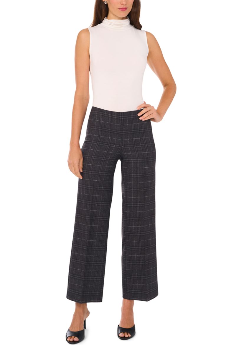 Petite Wide Leg Ponte Pants