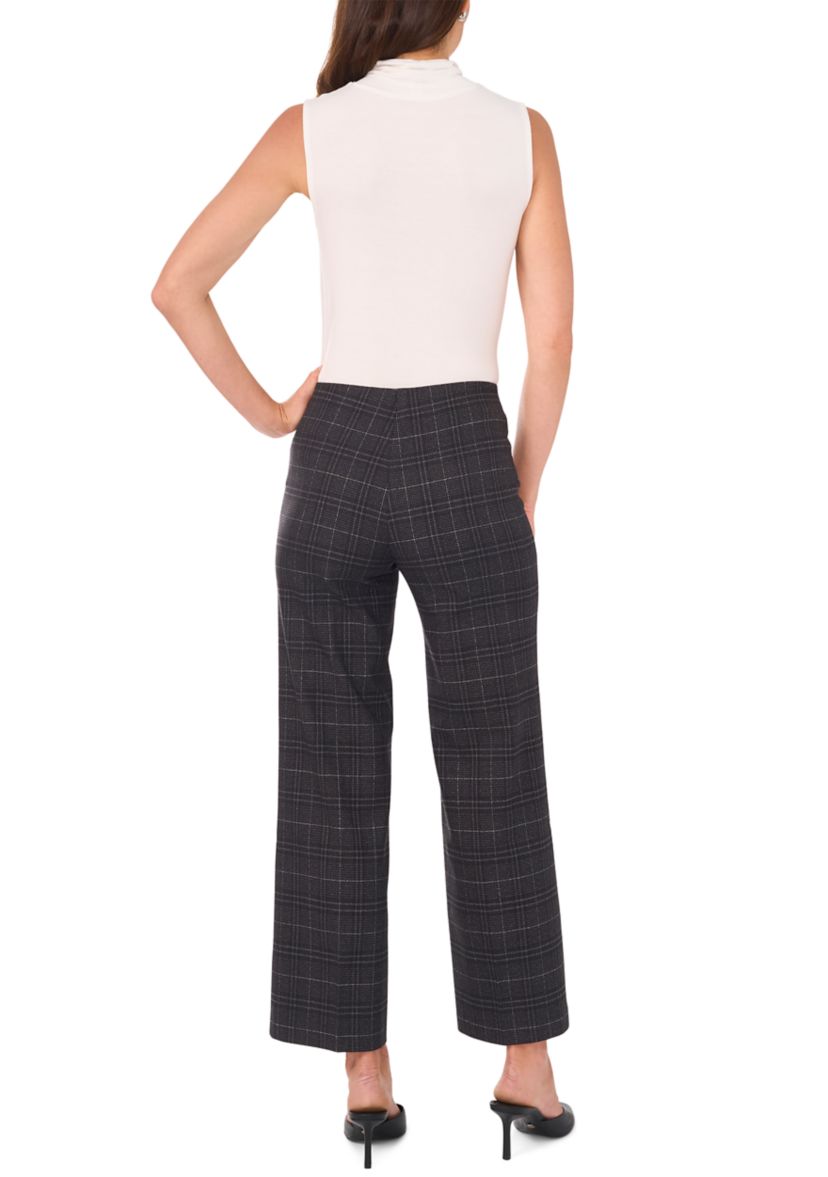 Petite Wide Leg Ponte Pants