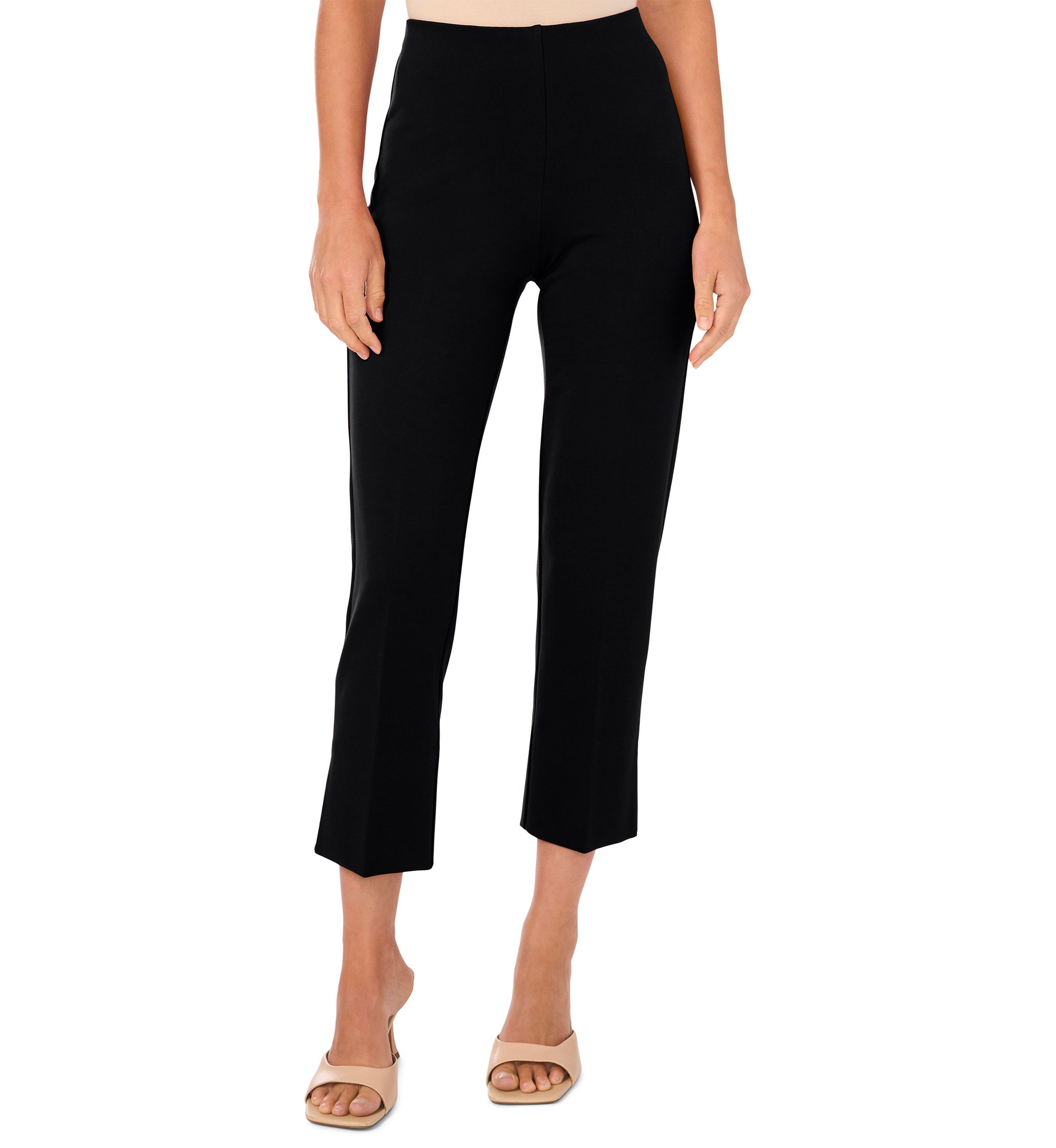 Petite Ponte Side Slit Pants