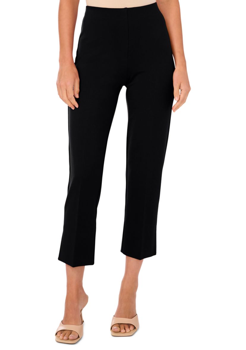 Petite Ponte Side Slit Pants