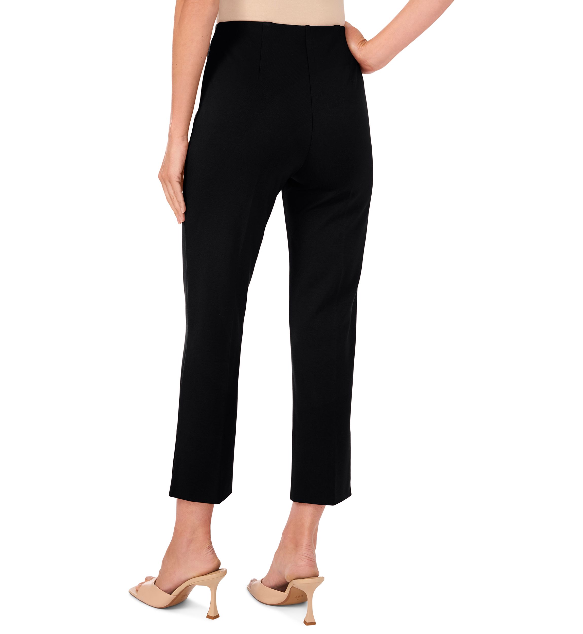 Petite Ponte Side Slit Pants