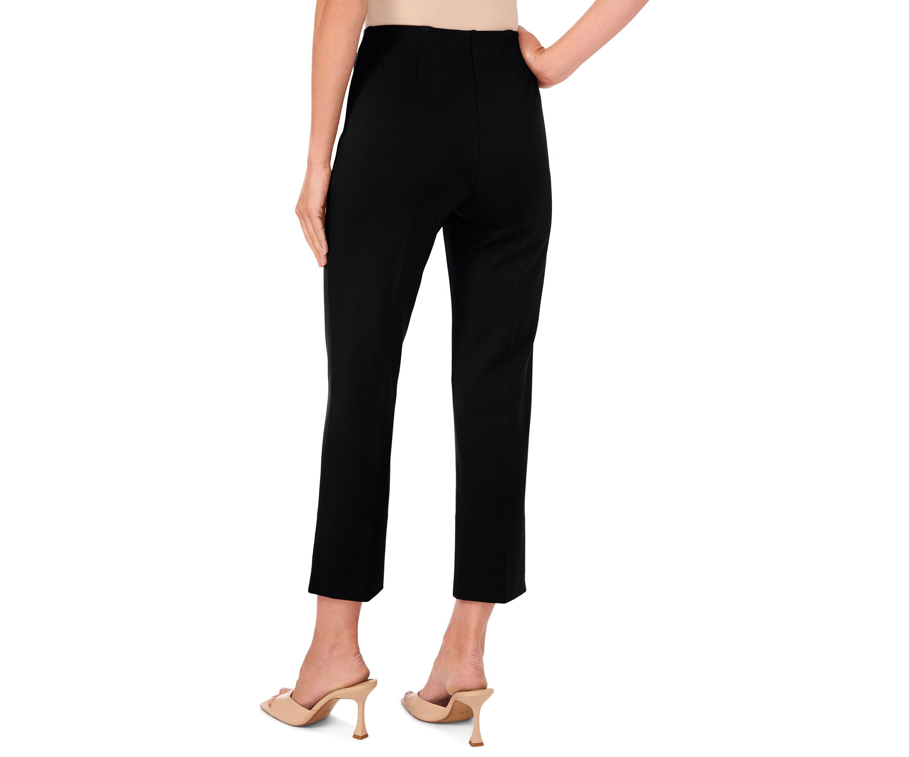 Petite Ponte Side Slit Pants