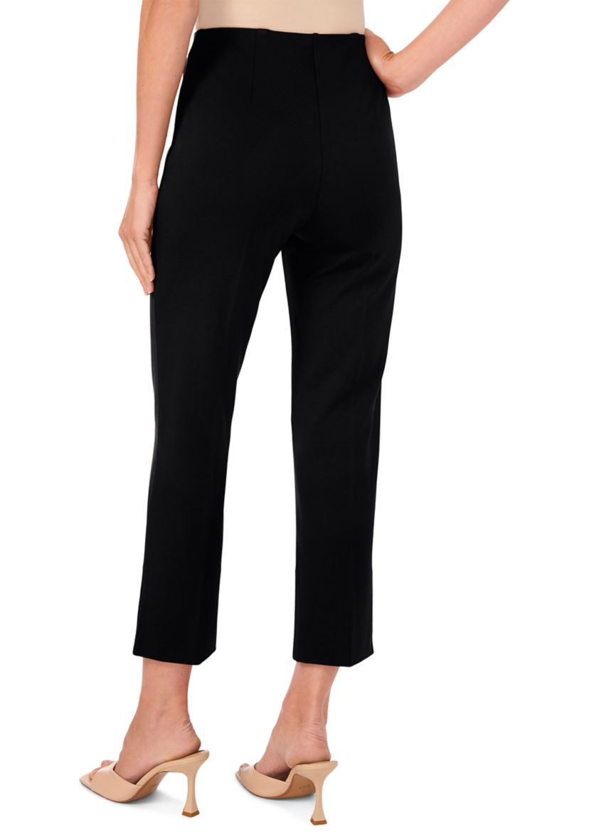 Petite Ponte Side Slit Pants