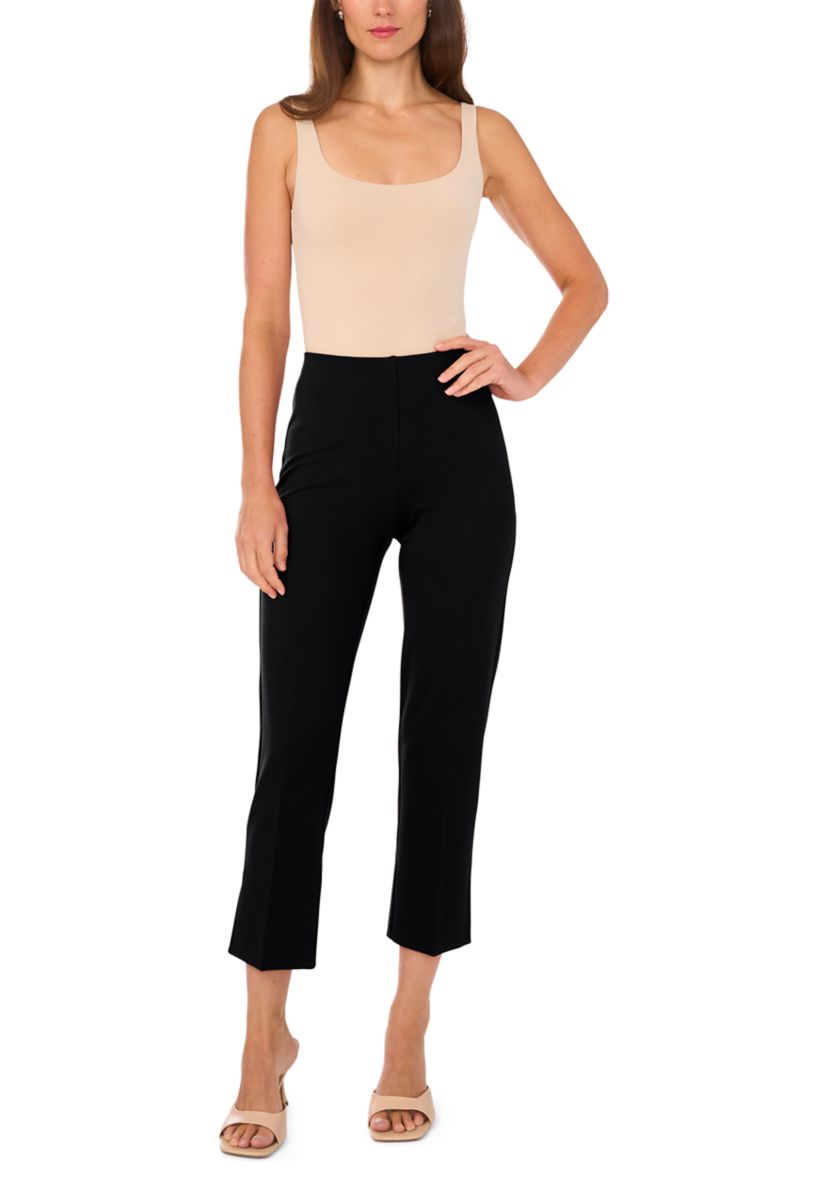 Petite Ponte Side Slit Pants