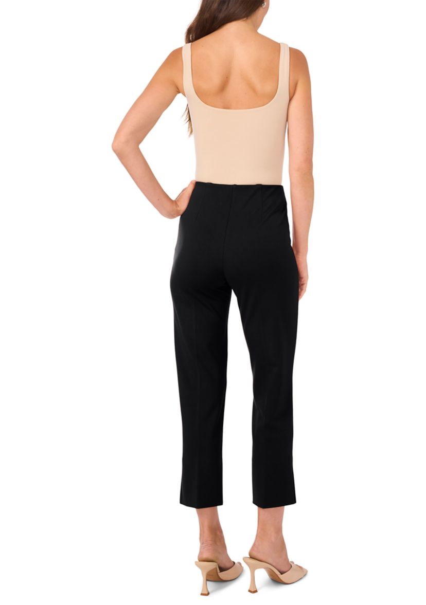 Petite Ponte Side Slit Pants