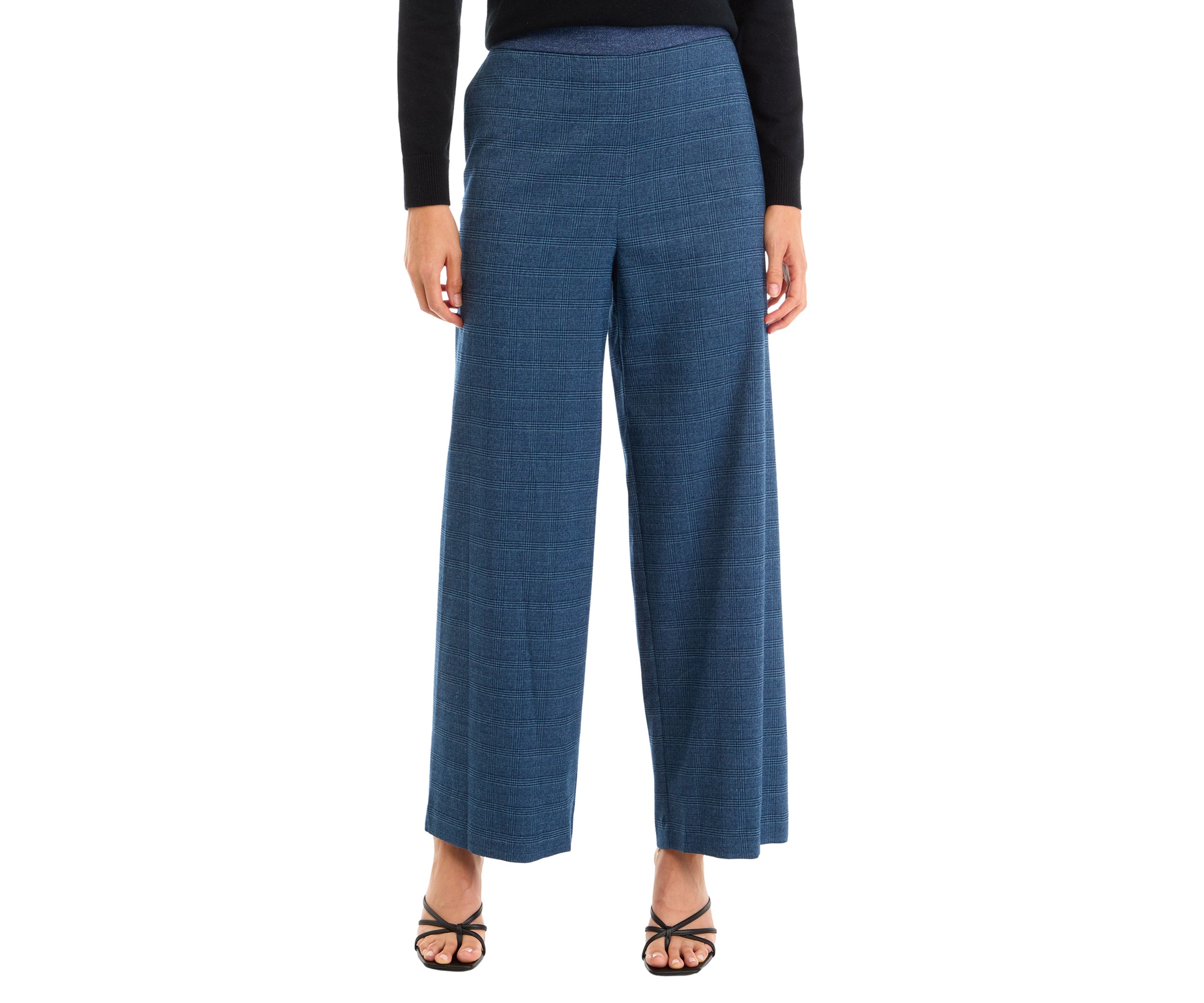 Womens Side Tab Pleated Pants