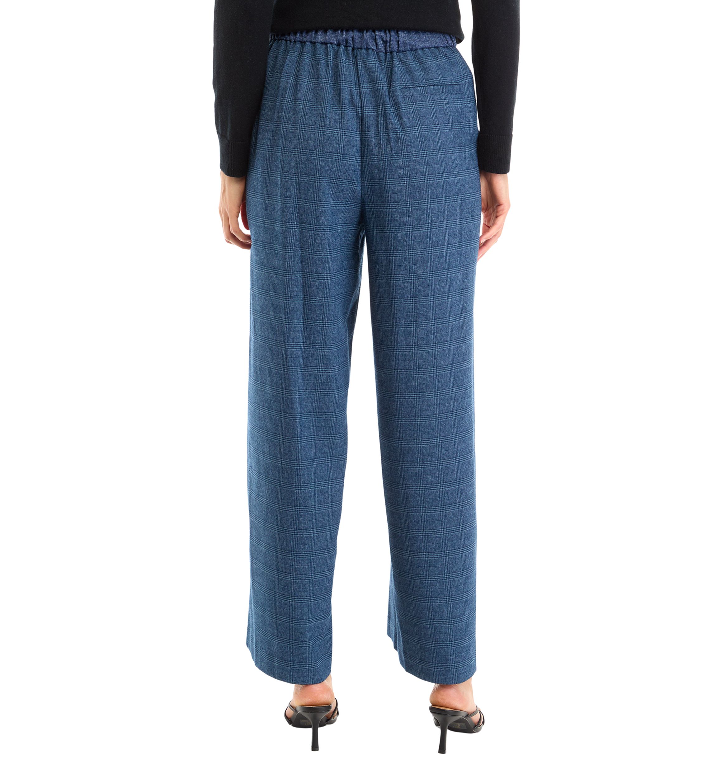 Womens Side Tab Pleated Pants