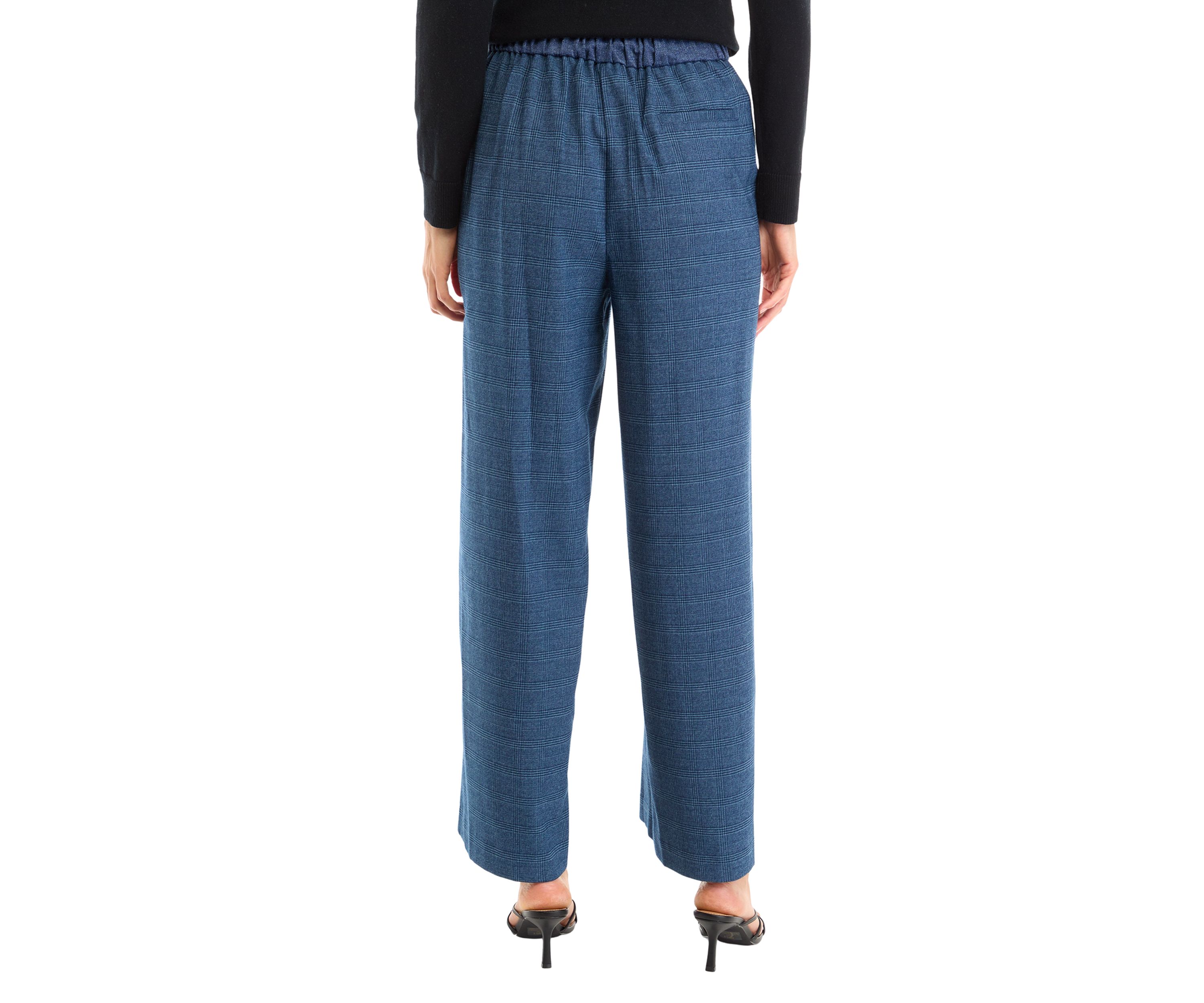 Womens Side Tab Pleated Pants