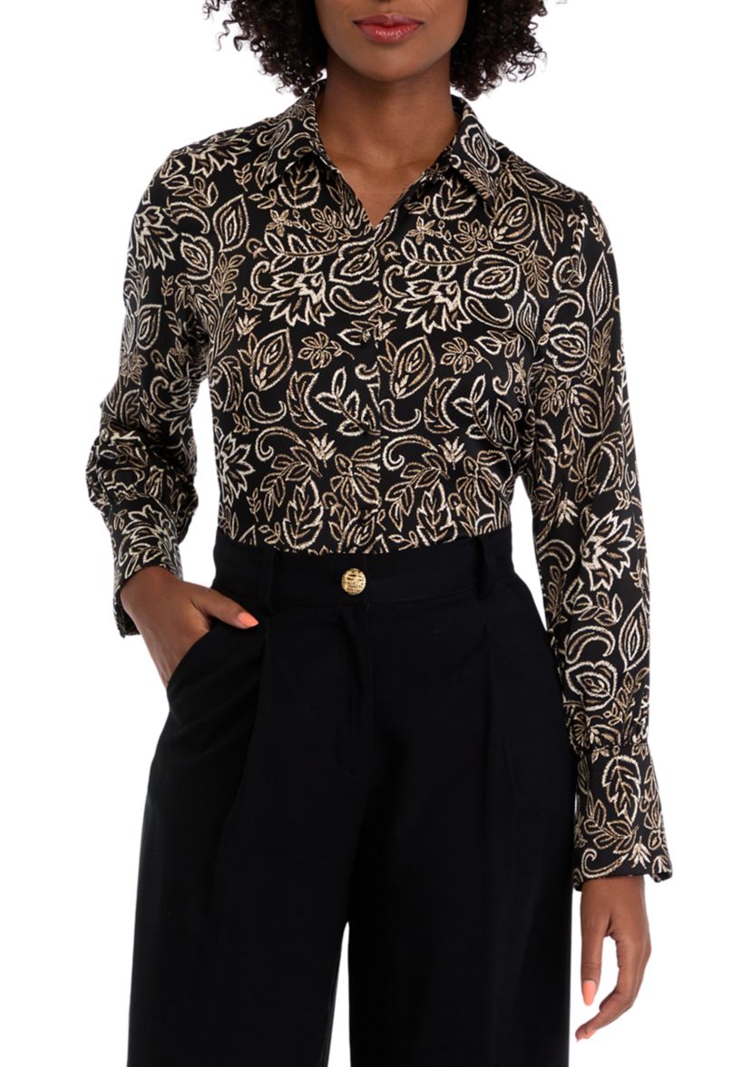 Womens Long Sleeve Dolman Blouse
