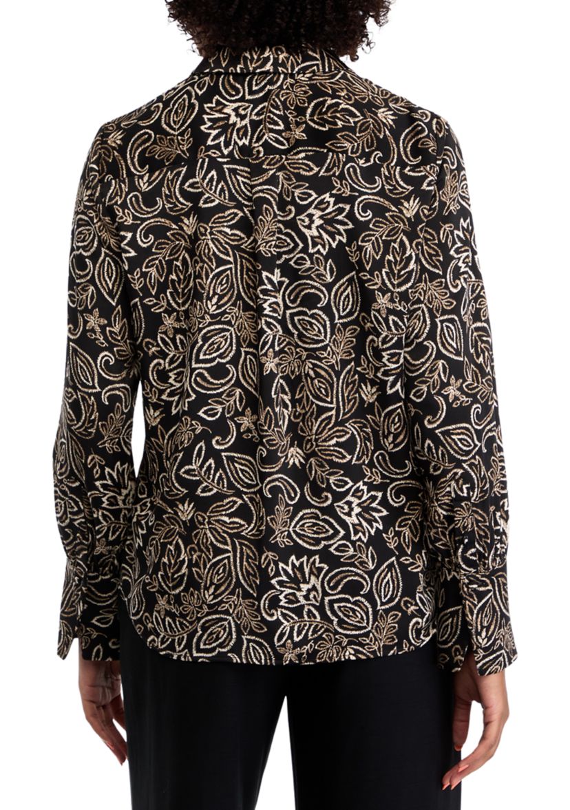 Womens Long Sleeve Dolman Blouse